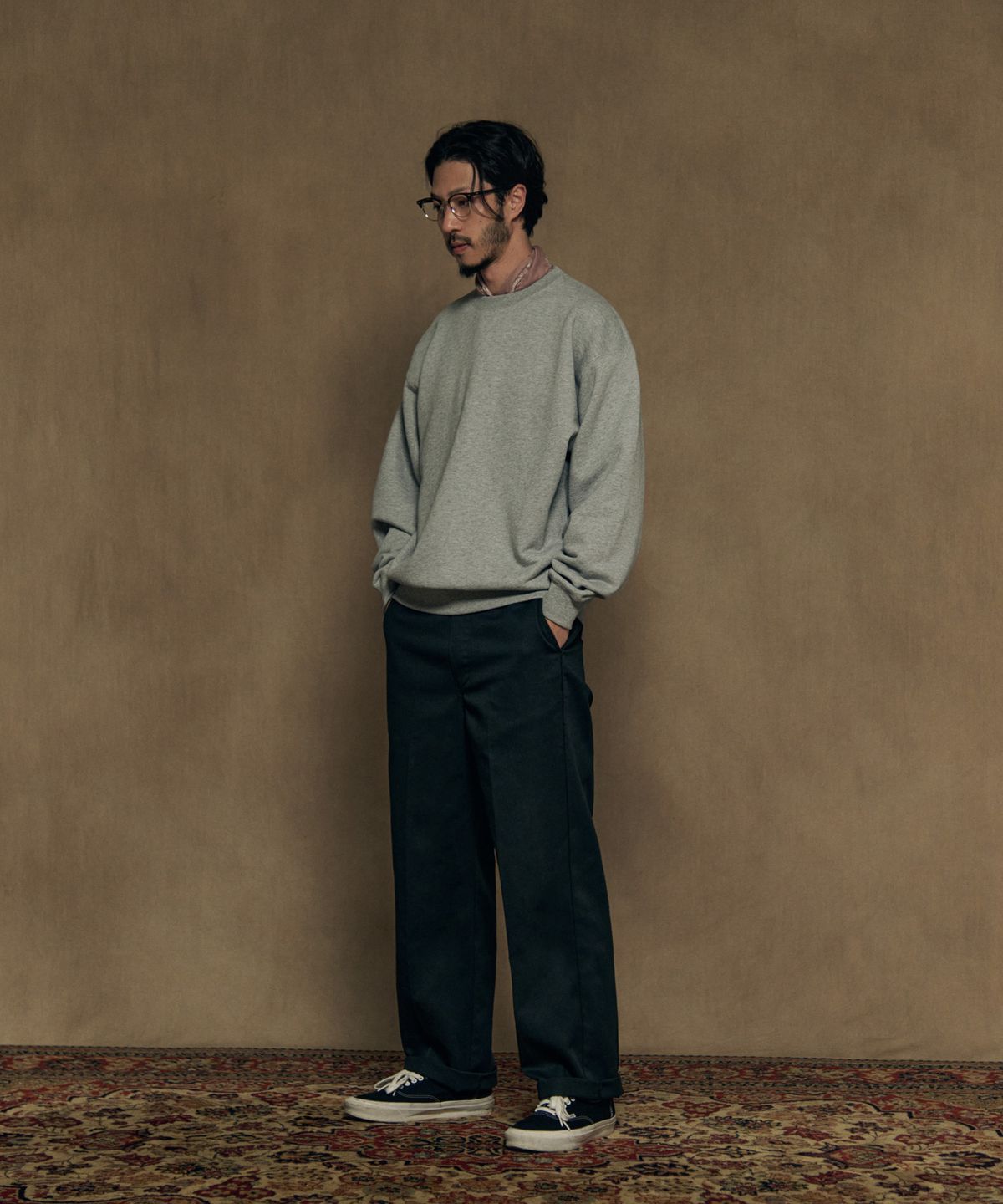 브론슨(BRONSON) 17.5oz Basic Sweatshirt KR Ver. Oatmeal