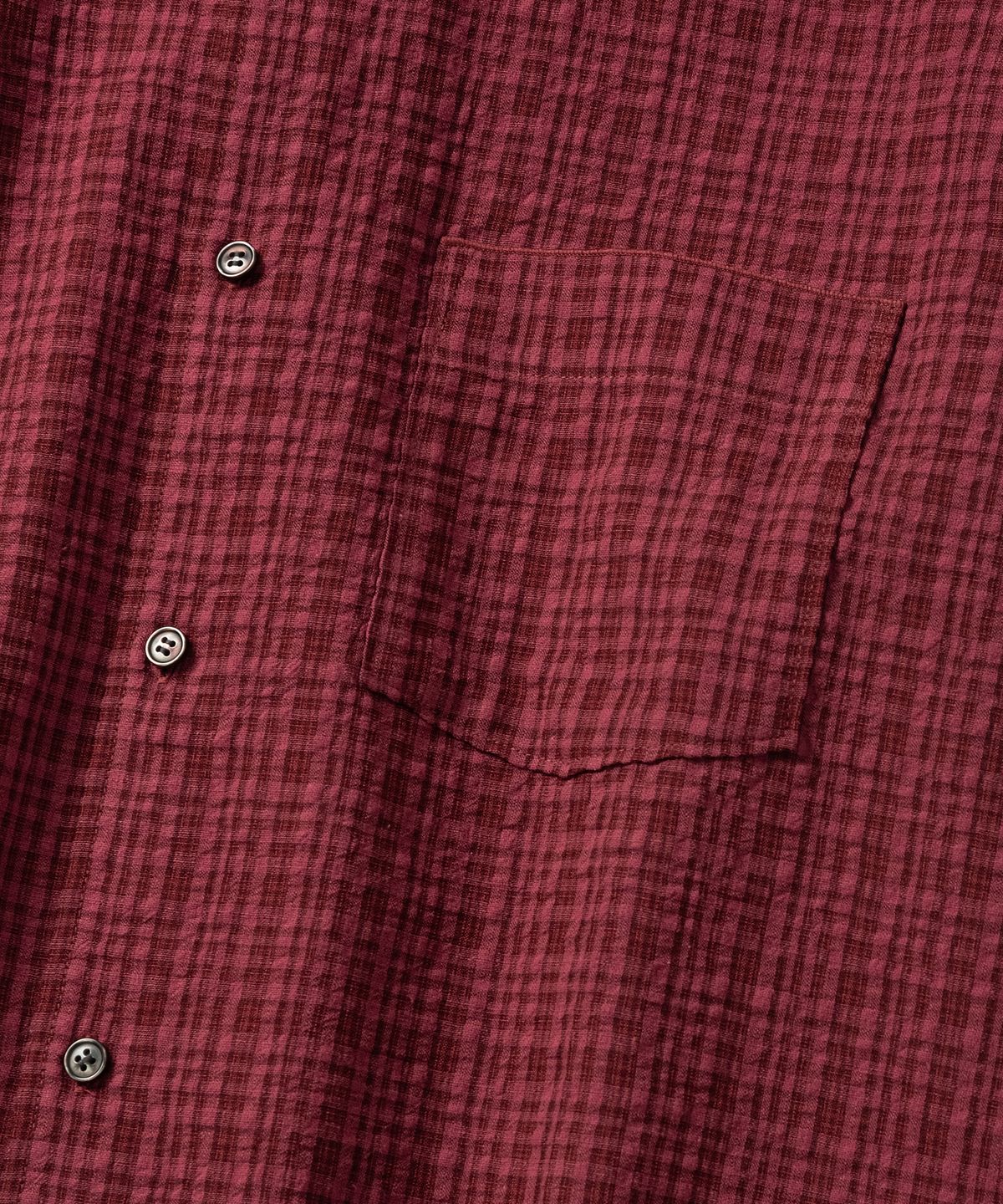 넌블랭크(NONBLANK) 블렌디드 체크 LS 셔츠_CHERRY PINK