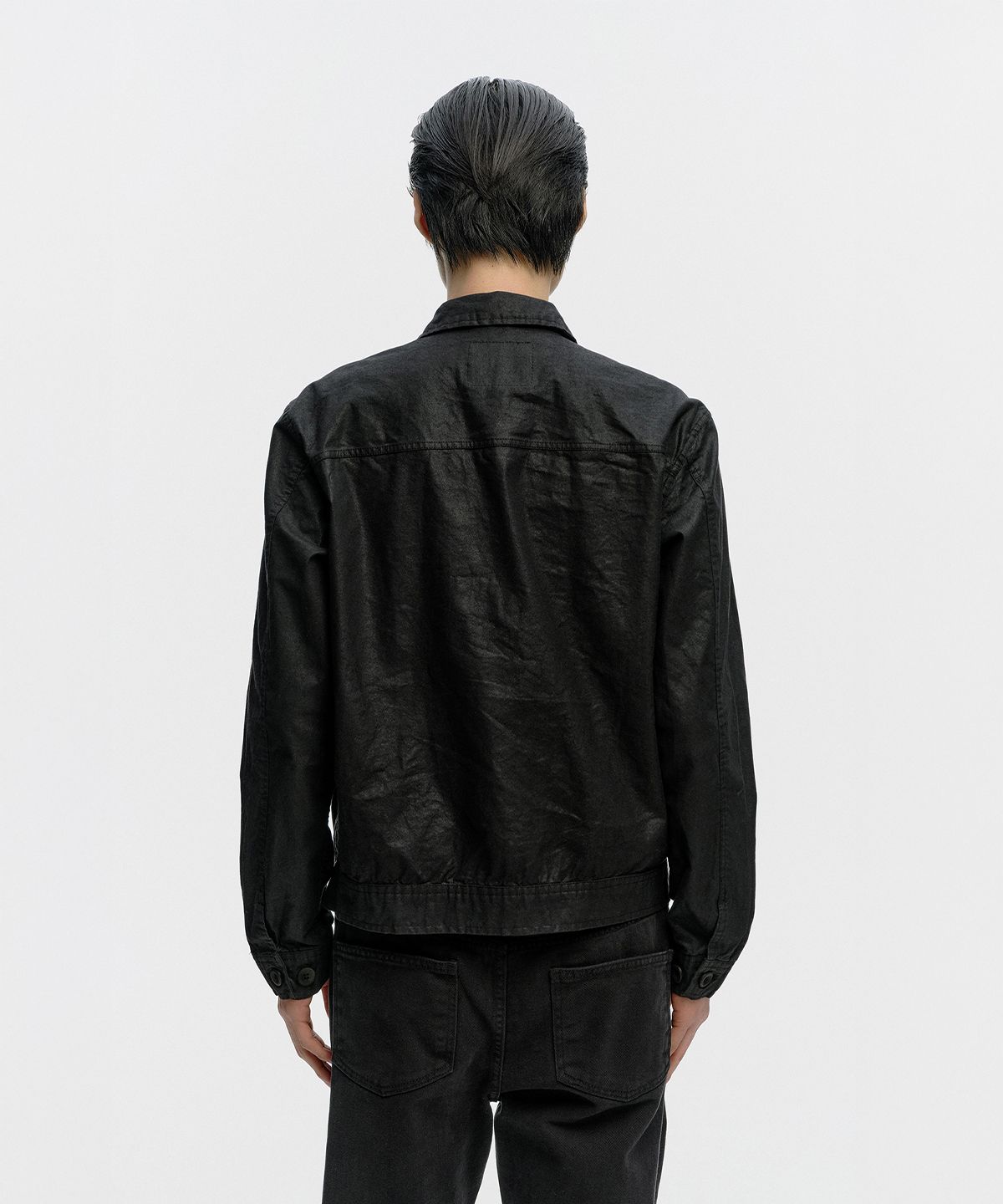 서피스에디션(SURFACE EDITION) FLANNEL 4-POCKET JACKET BLACK
