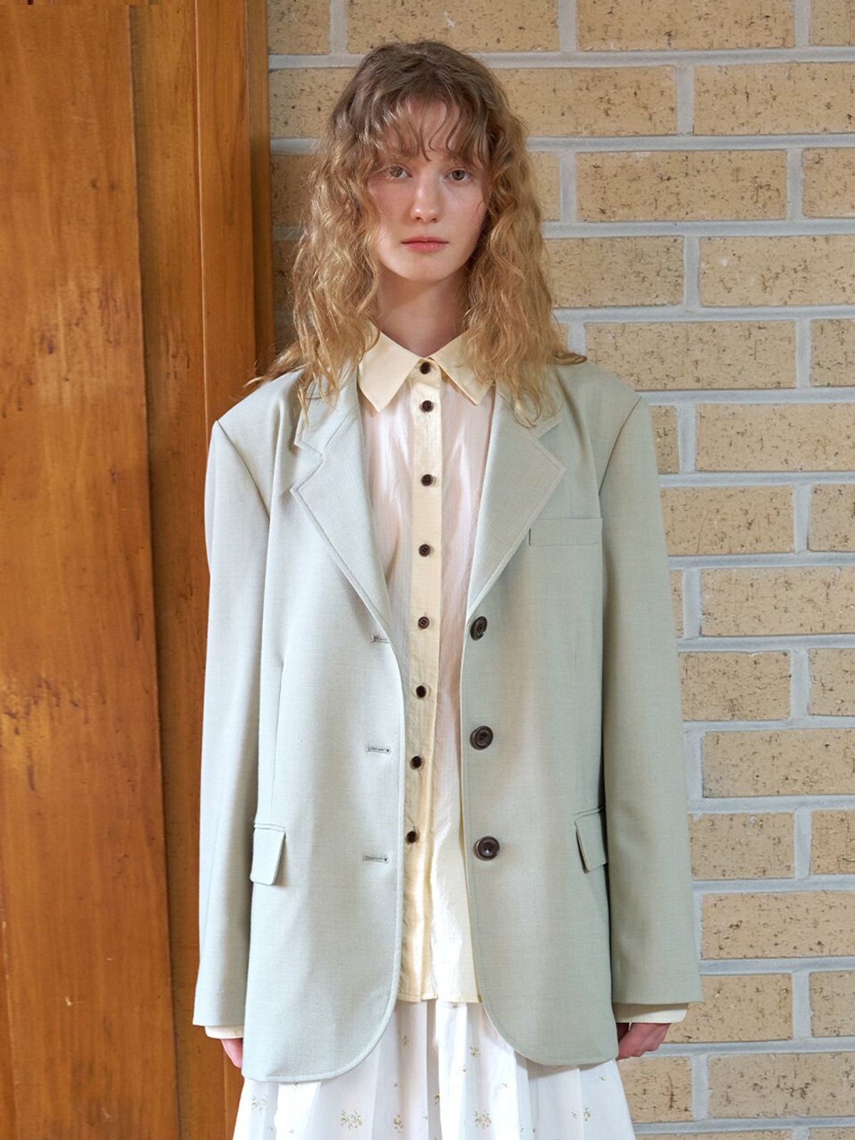 뮈뮈에르(MUEMUER) Classic Tailored Single Jacket MU2611JK106M