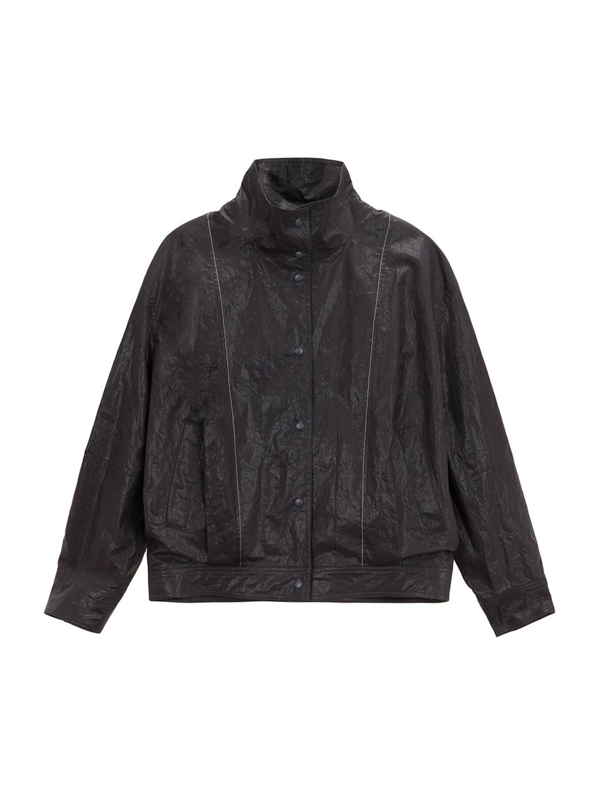 뮈뮈에르(MUEMUER) High-Neck Blouson Jumper MU2611JP102M