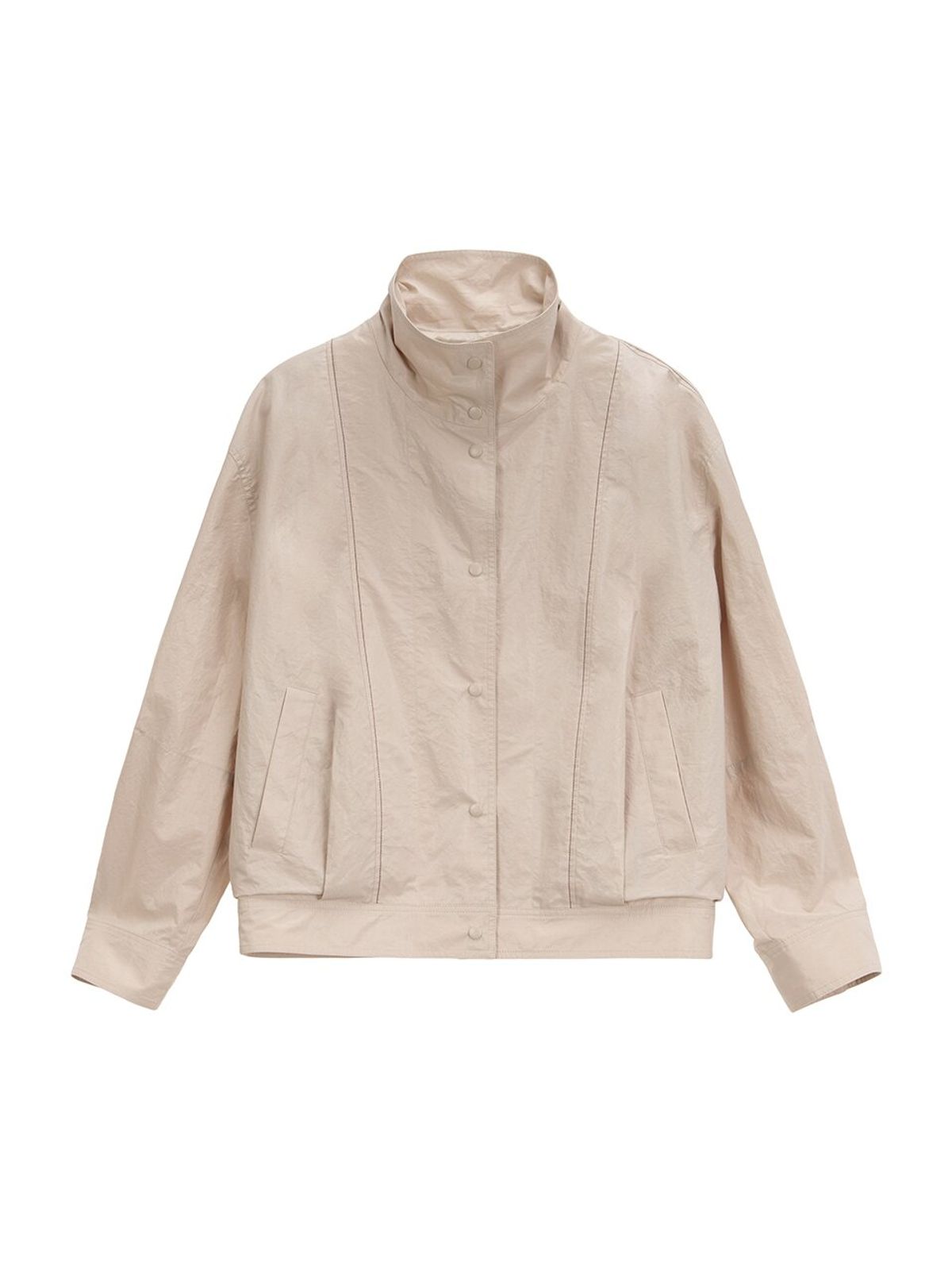 뮈뮈에르(MUEMUER) High-Neck Blouson Jumper MU2611JP102M