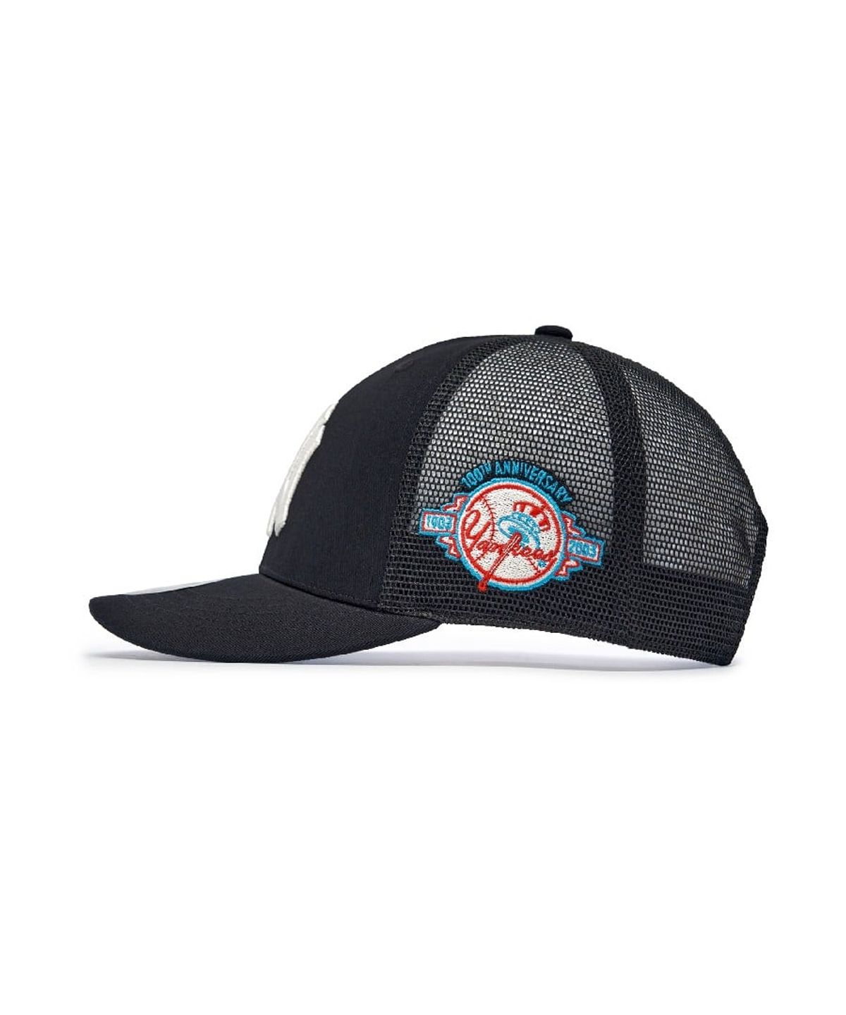 엠엘비(MLB) 시그니처 패치 메쉬캡 NY (Black)
