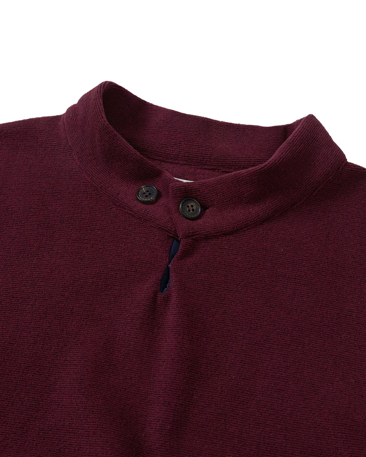 카락터(KARACTOR) Surface fleece pullover / Rust wine
