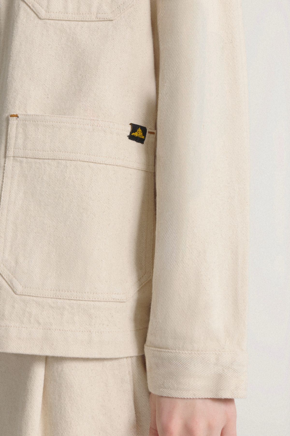 르몽생미셸(LE MONT ST MICHEL) VONK – WORK JACKET_Ivory