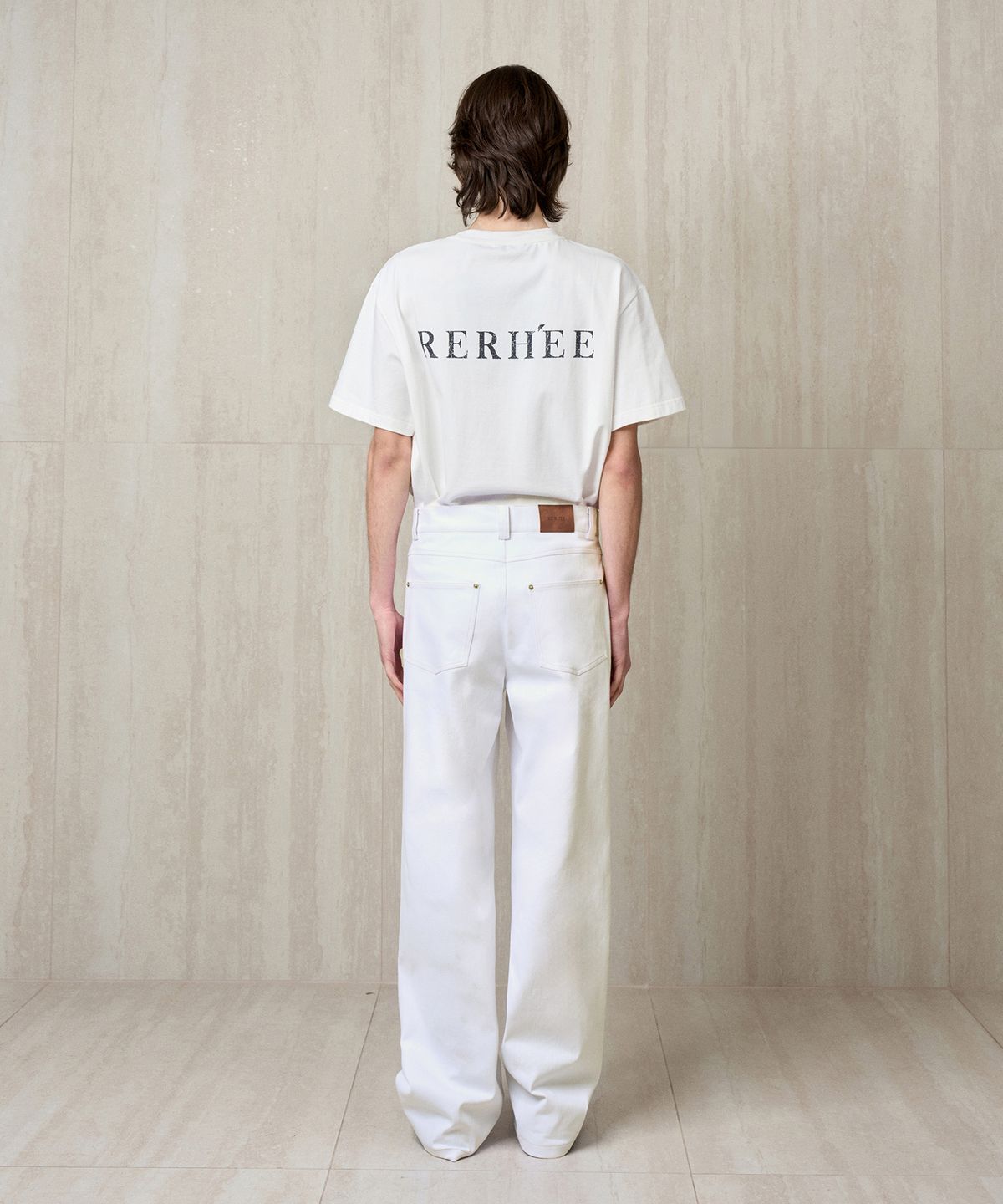 리이 맨(RERHEE MEN) WIDE LEG DENIM PANTS