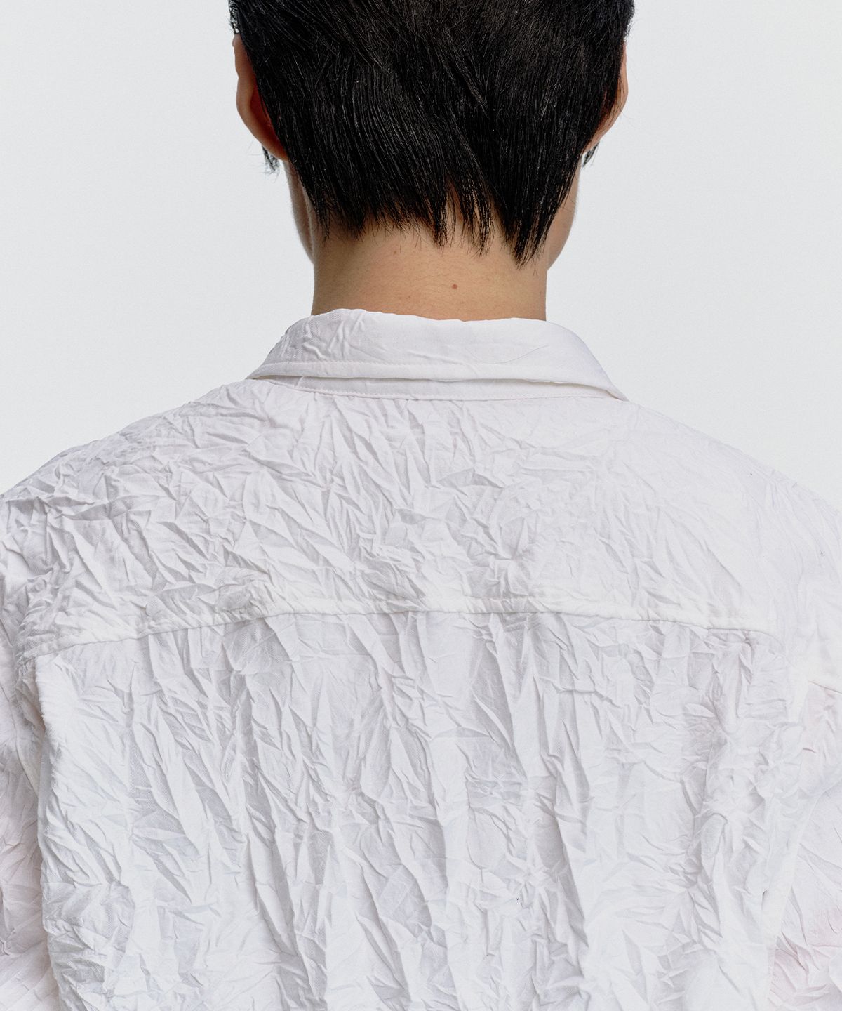 서피스에디션(SURFACE EDITION) CREASED SHIRT WHITE