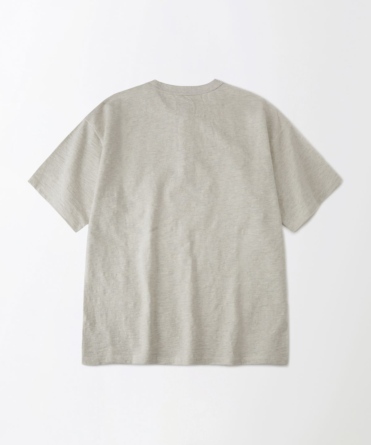 아웃스탠딩(OUTSTANDING) VINTAGE HENLEY NECK HALF SLEEVE TEE_1%OATMEAL