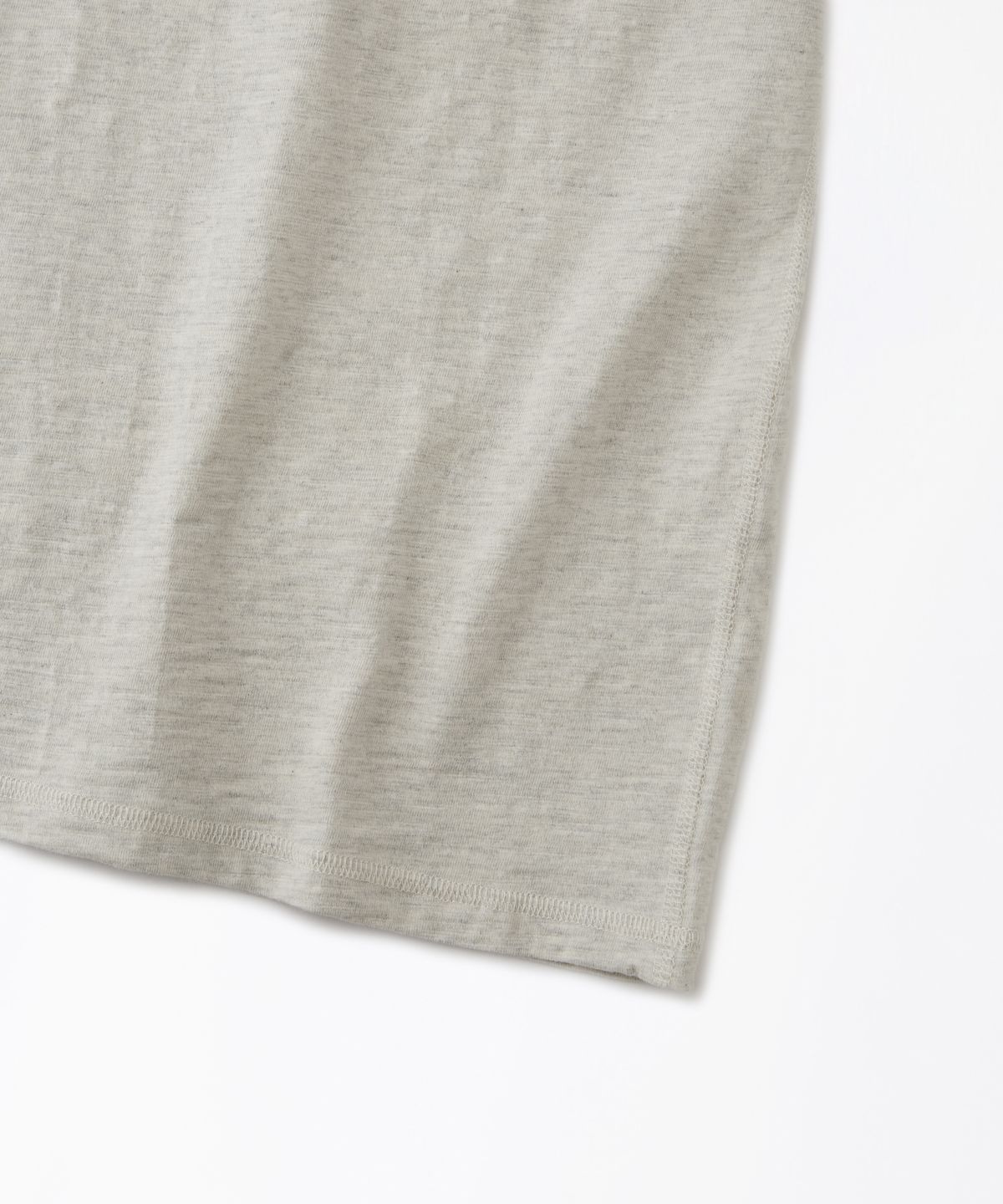아웃스탠딩(OUTSTANDING) VINTAGE HENLEY NECK HALF SLEEVE TEE_1%OATMEAL