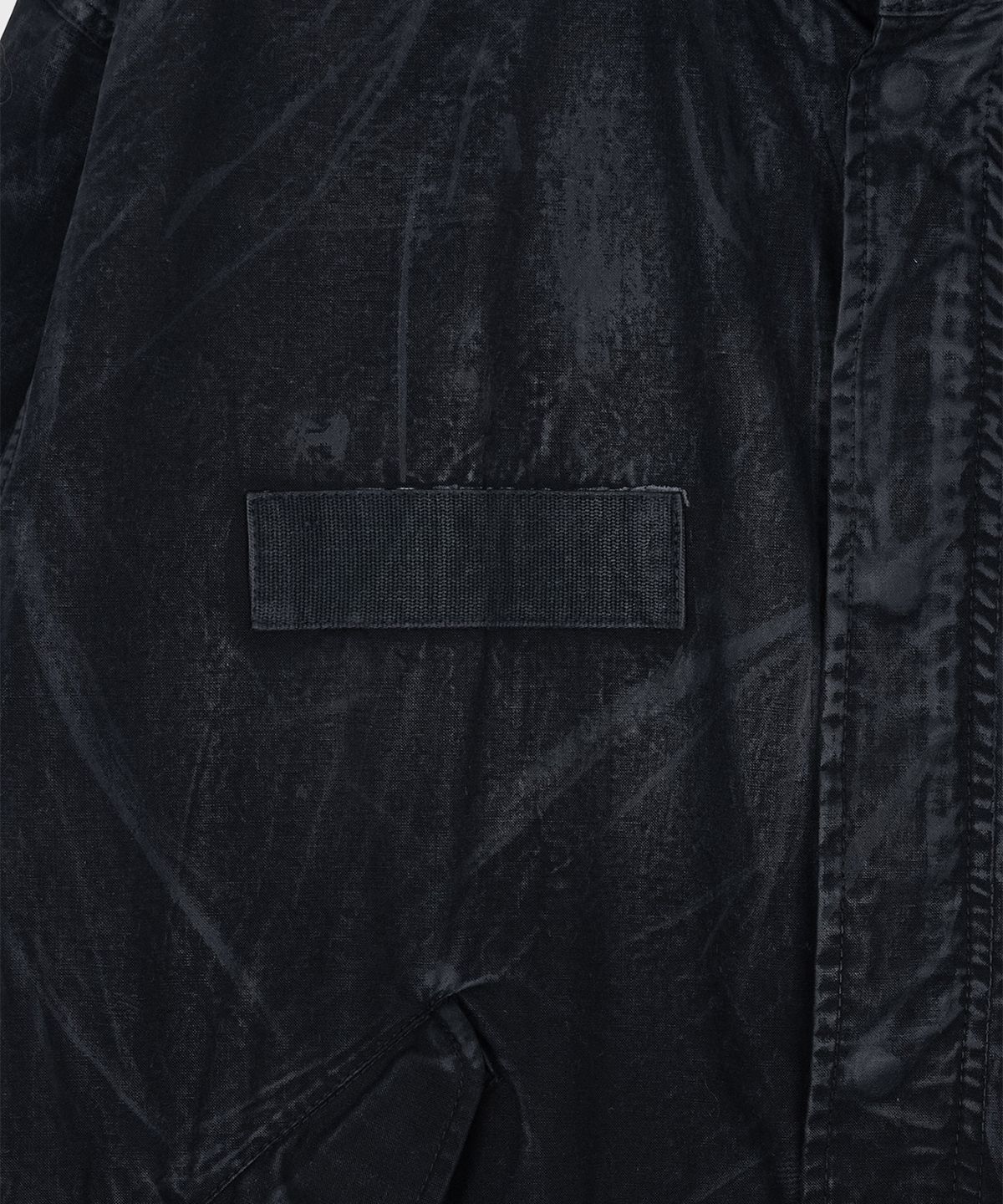 서피스에디션(SURFACE EDITION) WAXED M-65 FISHTAIL PARKA BLACK
