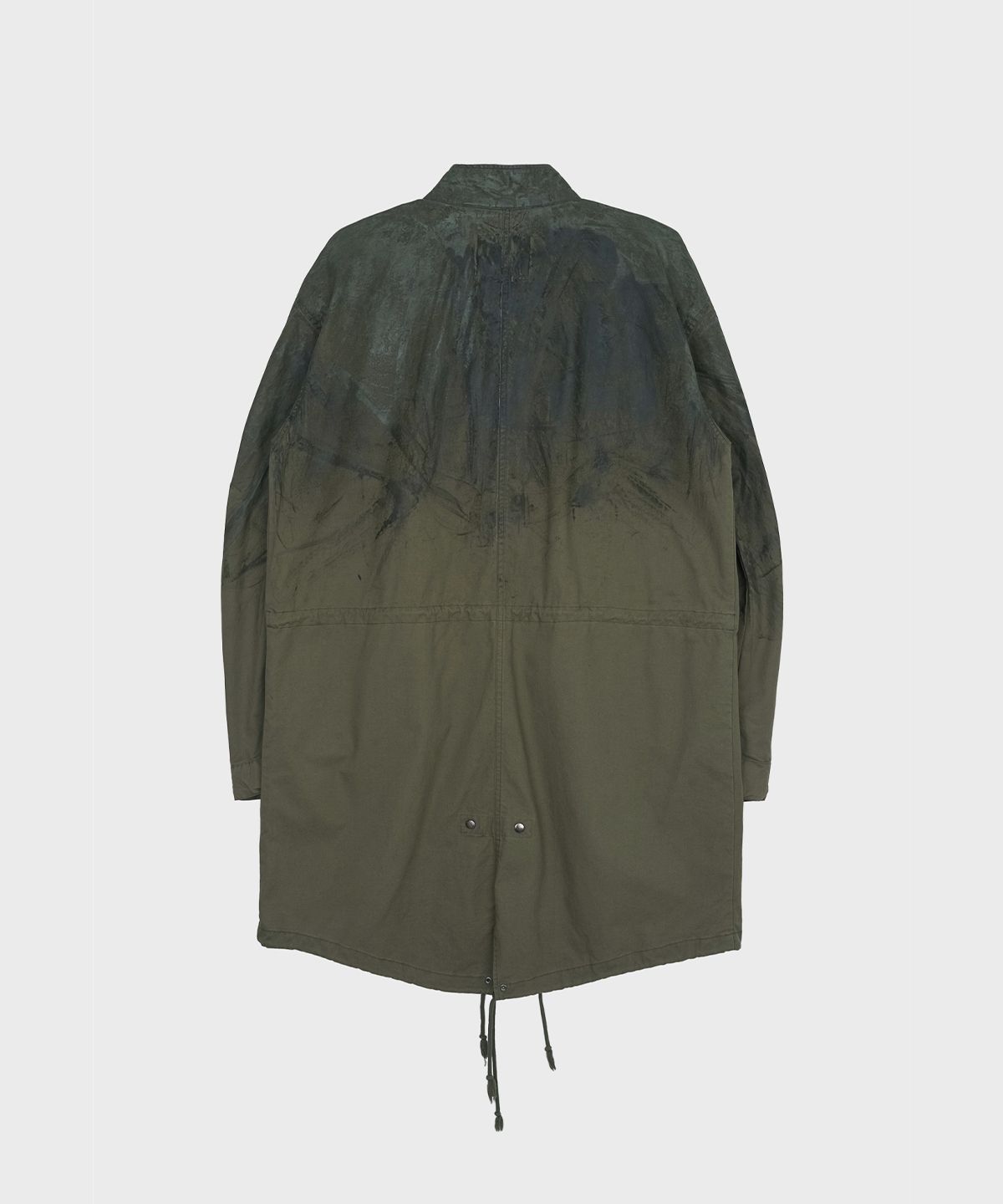 서피스에디션(SURFACE EDITION) WAXED M-65 FISHTAIL PARKA OLIVE