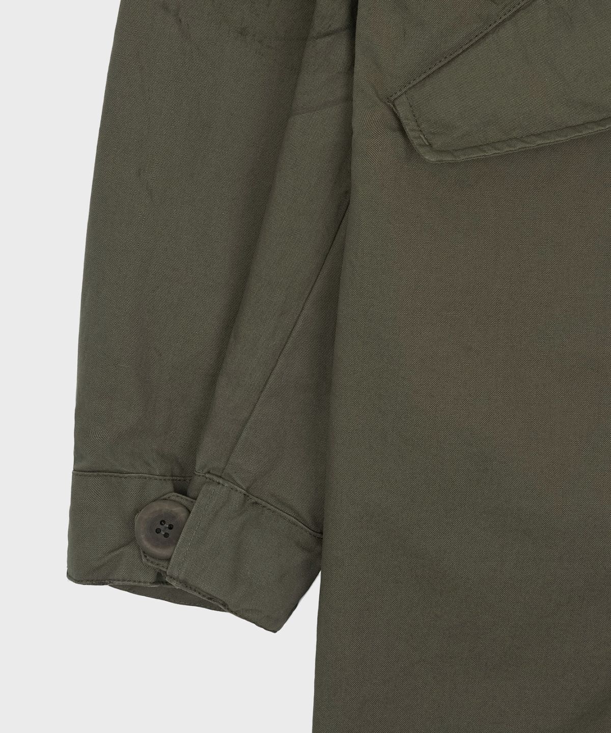 서피스에디션(SURFACE EDITION) WAXED M-65 FISHTAIL PARKA OLIVE