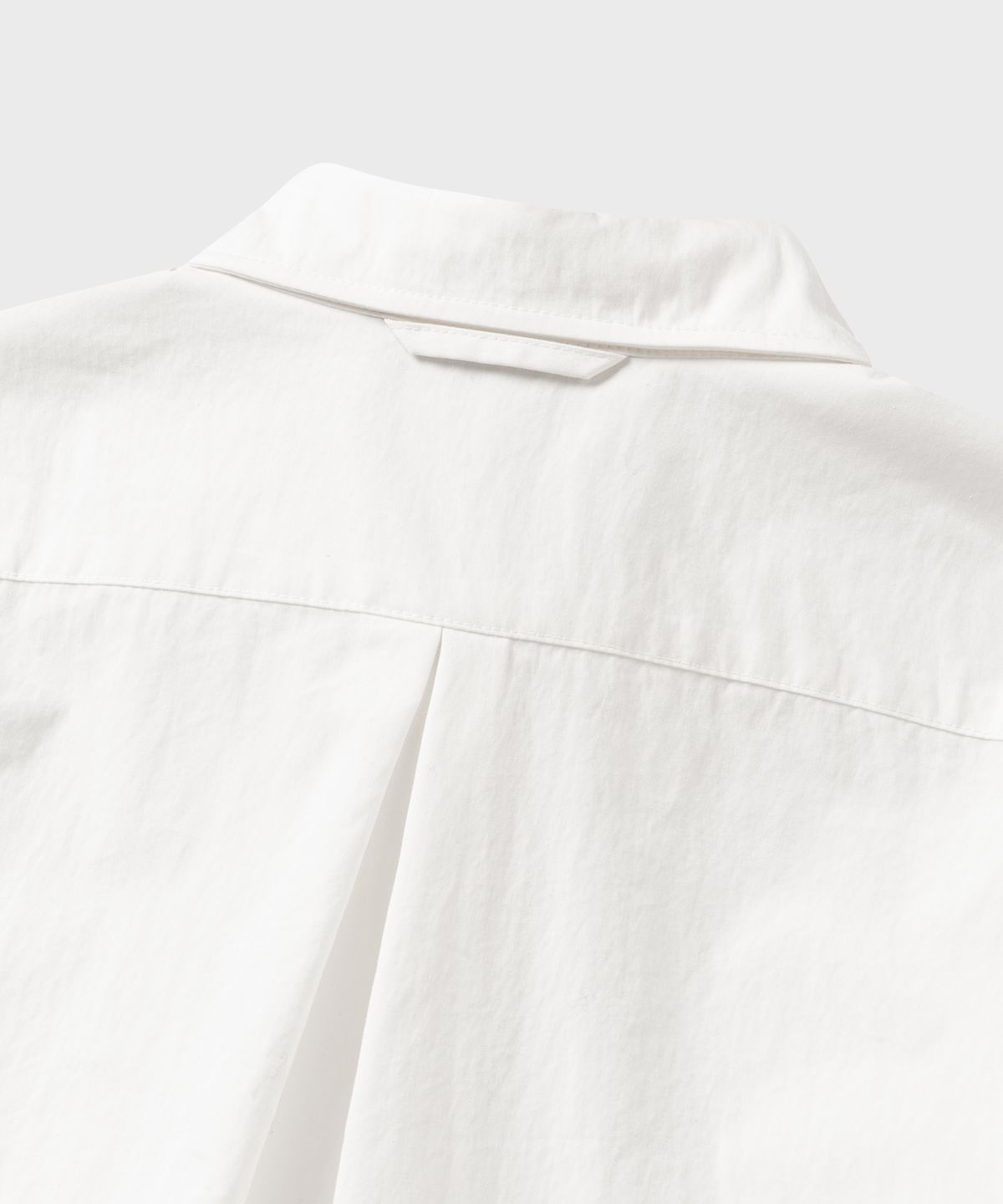 넌블랭크(NONBLANK) 소프트 크런치 CN 크롭 LS 셔츠_WHITE