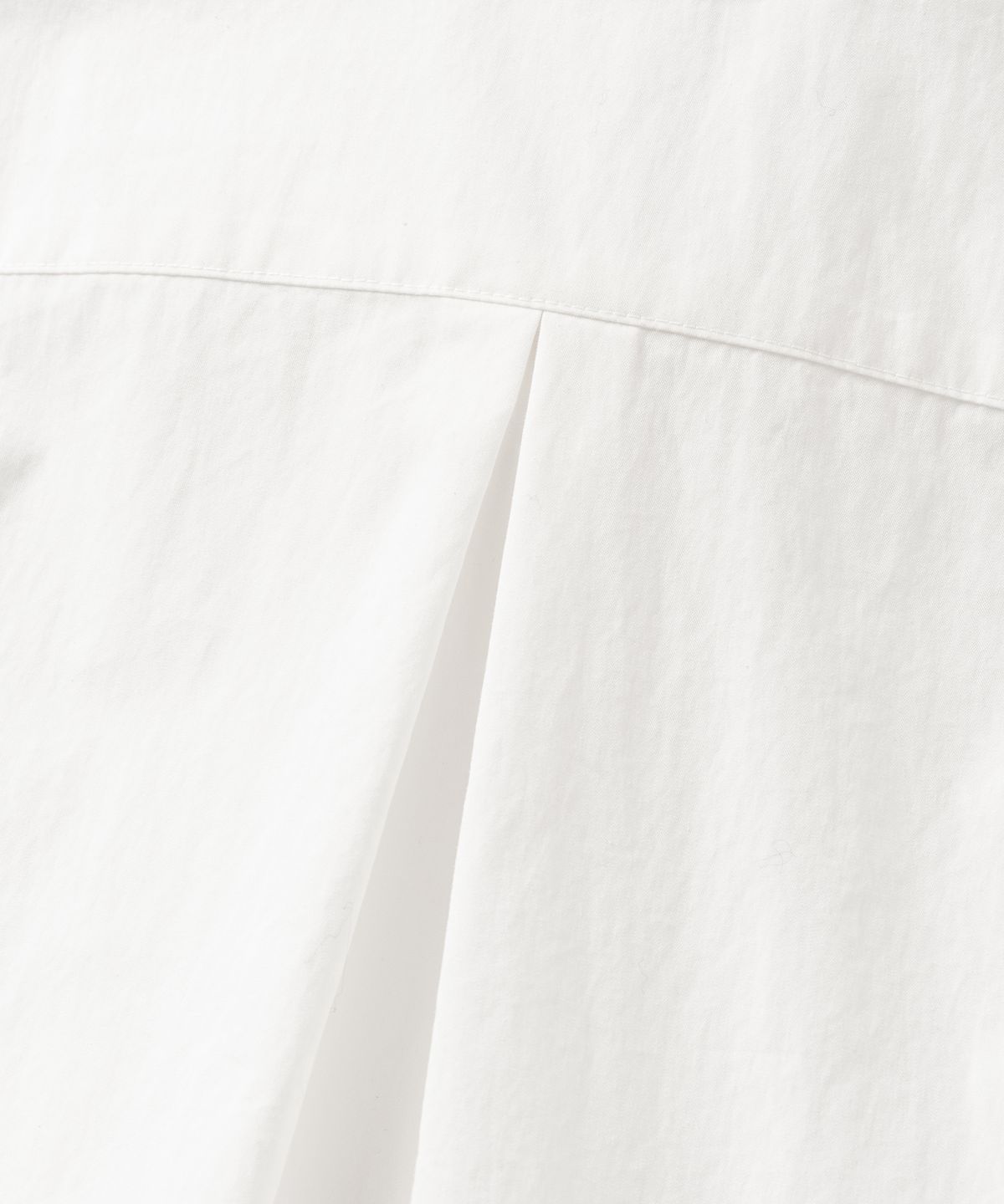 넌블랭크(NONBLANK) 소프트 크런치 CN 크롭 LS 셔츠_WHITE