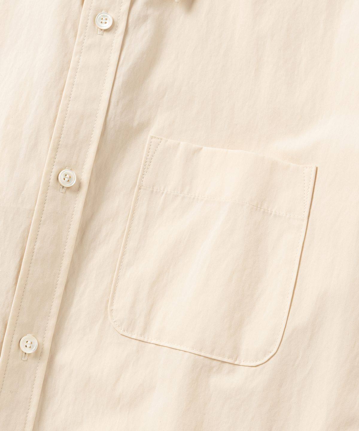 넌블랭크(NONBLANK) 소프트 크런치 CN 크롭 LS 셔츠_PALE YELLOW