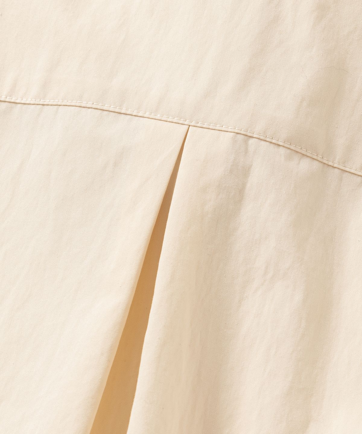넌블랭크(NONBLANK) 소프트 크런치 CN 크롭 LS 셔츠_PALE YELLOW