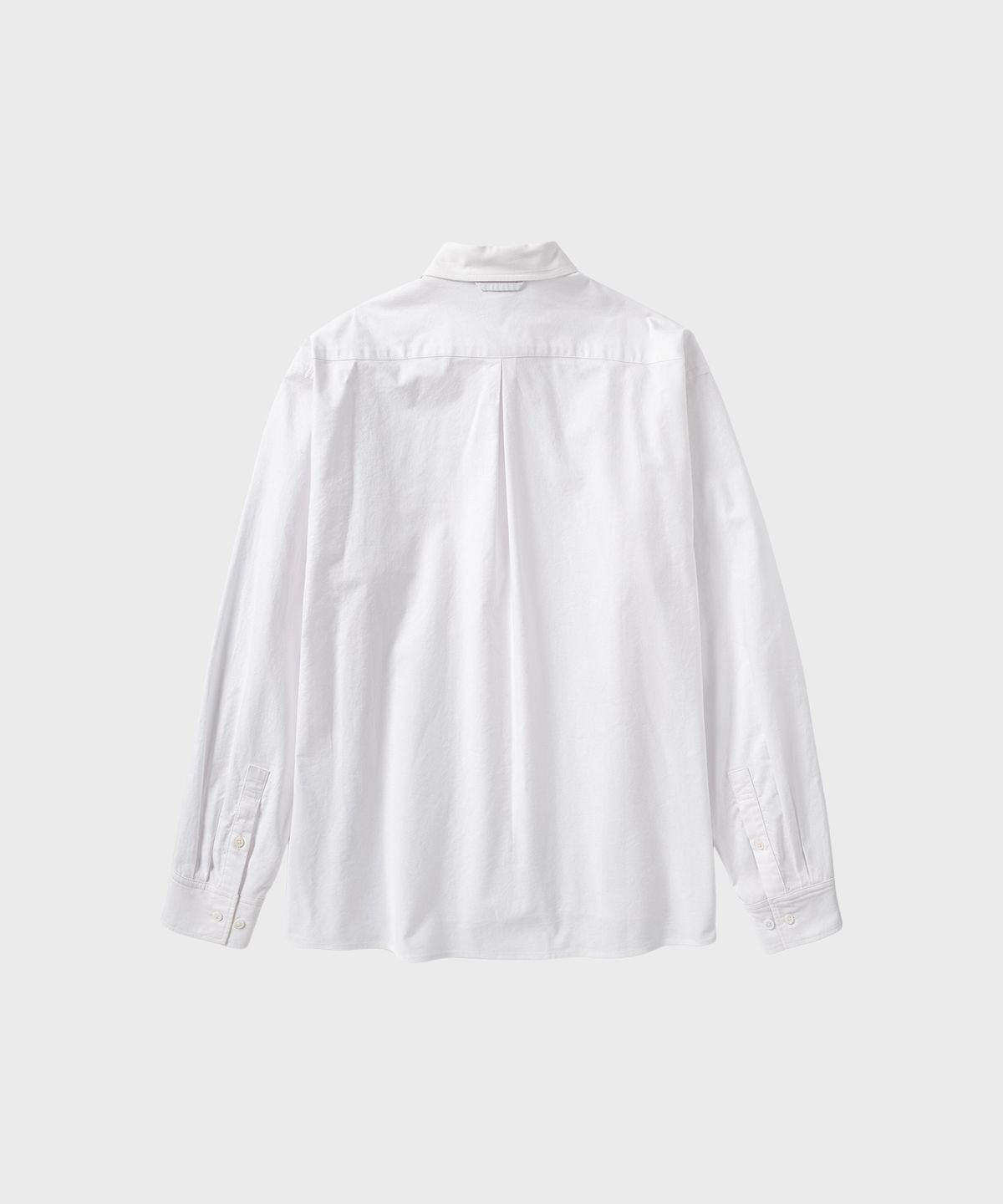 넌블랭크(NONBLANK) 옥스포드 크롭 LS 셔츠_WHITE