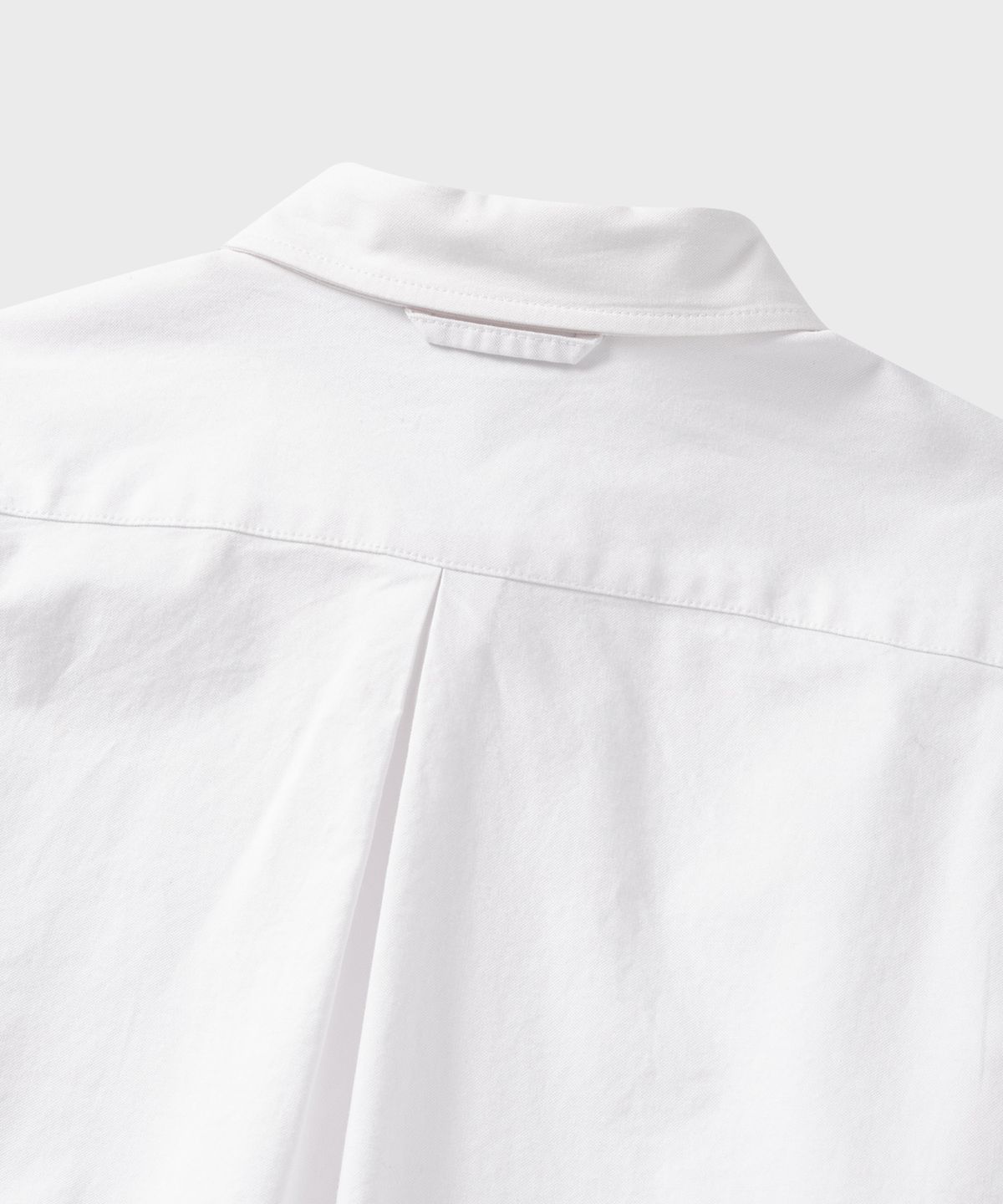 넌블랭크(NONBLANK) 옥스포드 크롭 LS 셔츠_WHITE