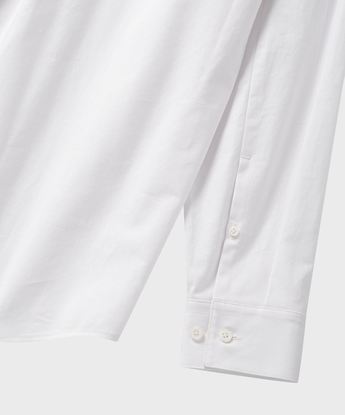 넌블랭크(NONBLANK) 에센셜 옥스포드 드레스 셔츠_WHITE