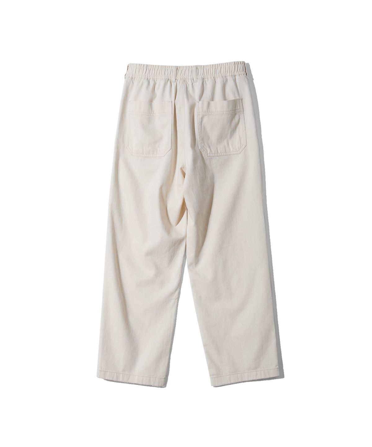홀리선(HORLISUN) Cove Drape Loose Denim Pants Ecru
