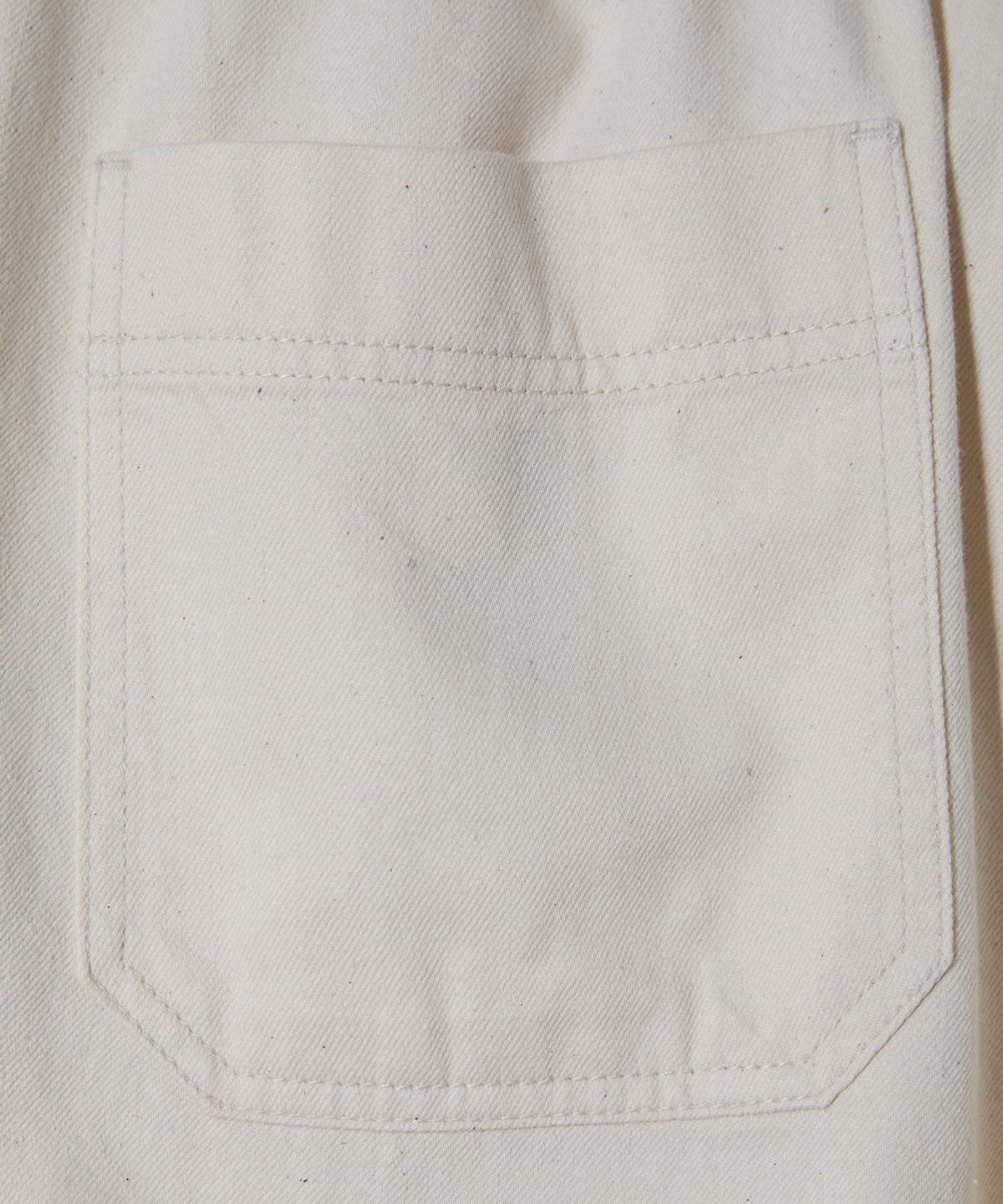 홀리선(HORLISUN) Cove Drape Loose Denim Pants Ecru