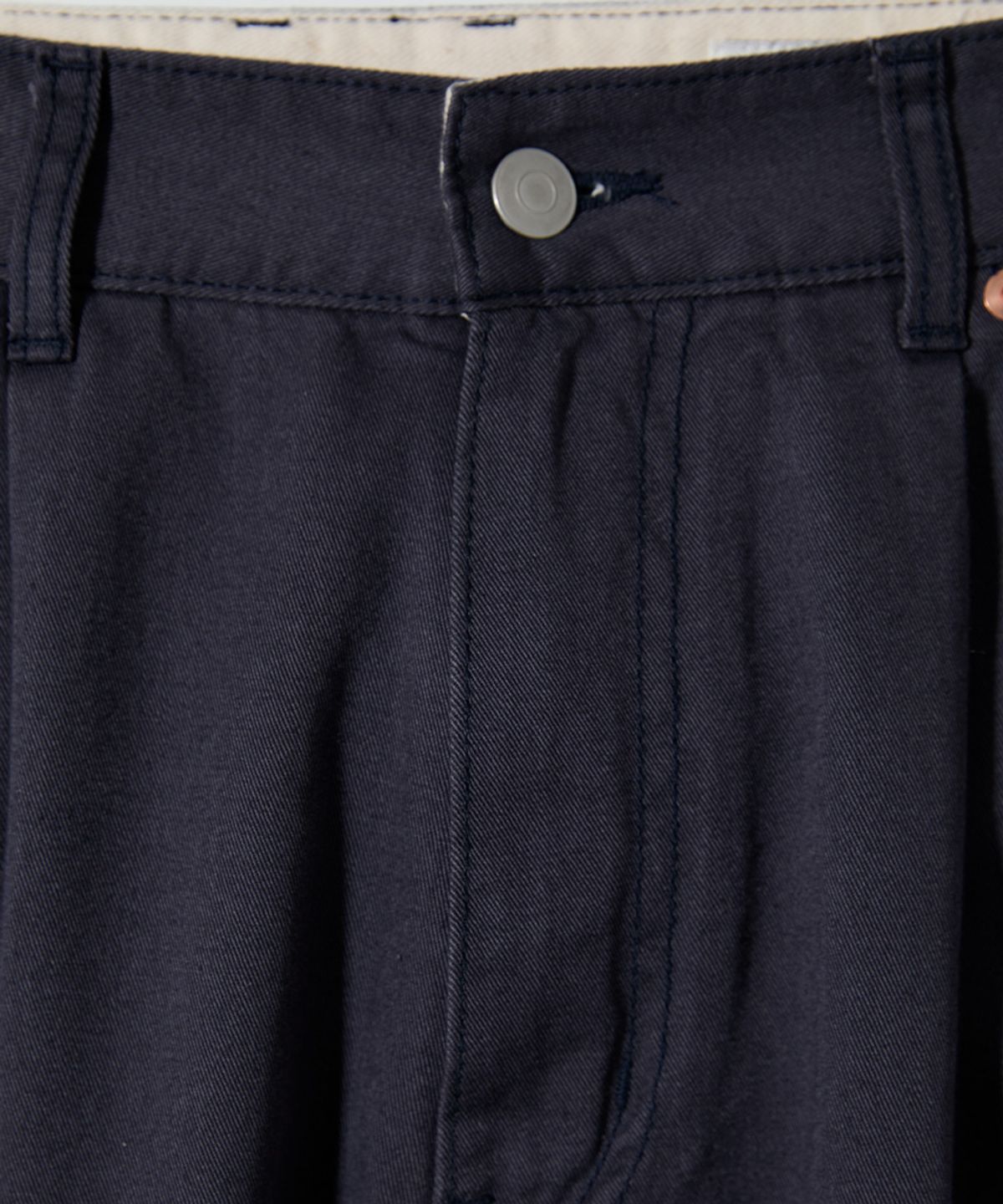 홀리선(HORLISUN) Banff Loose Tapered Chino Pants Navy