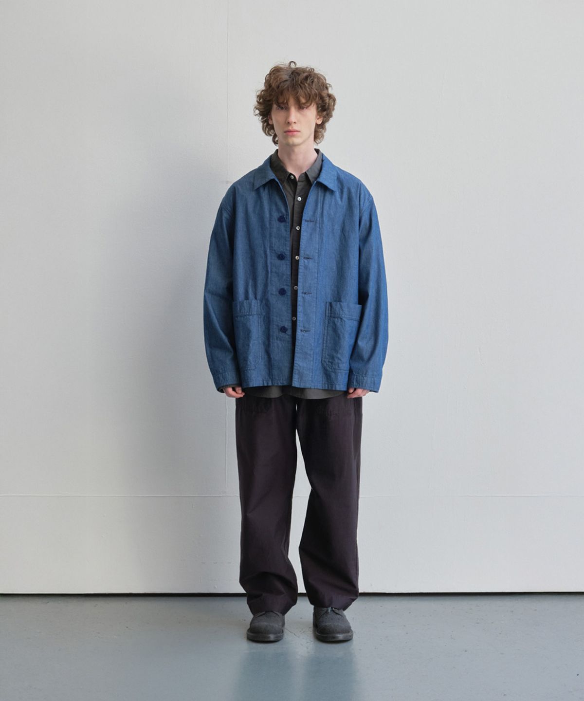홀리선(HORLISUN) Cove Fatigue Resort Loose Pants Charcoal