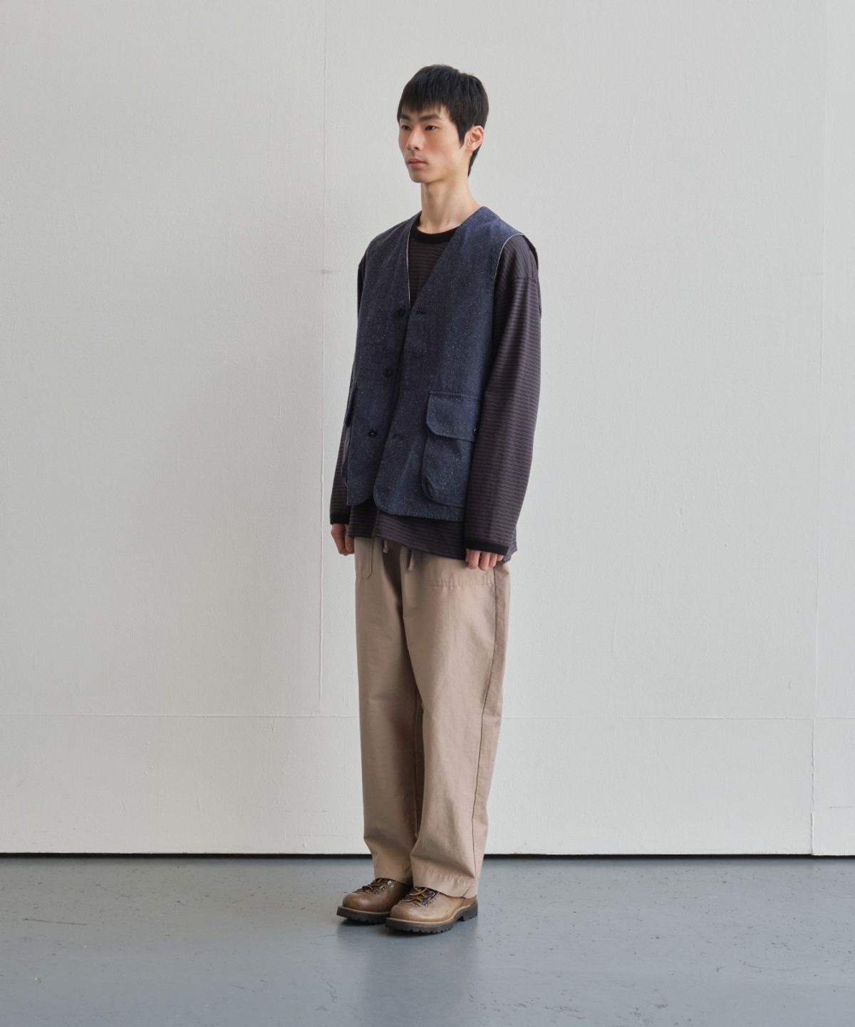 홀리선(HORLISUN) Cove Fatigue Resort Loose Pants Beige