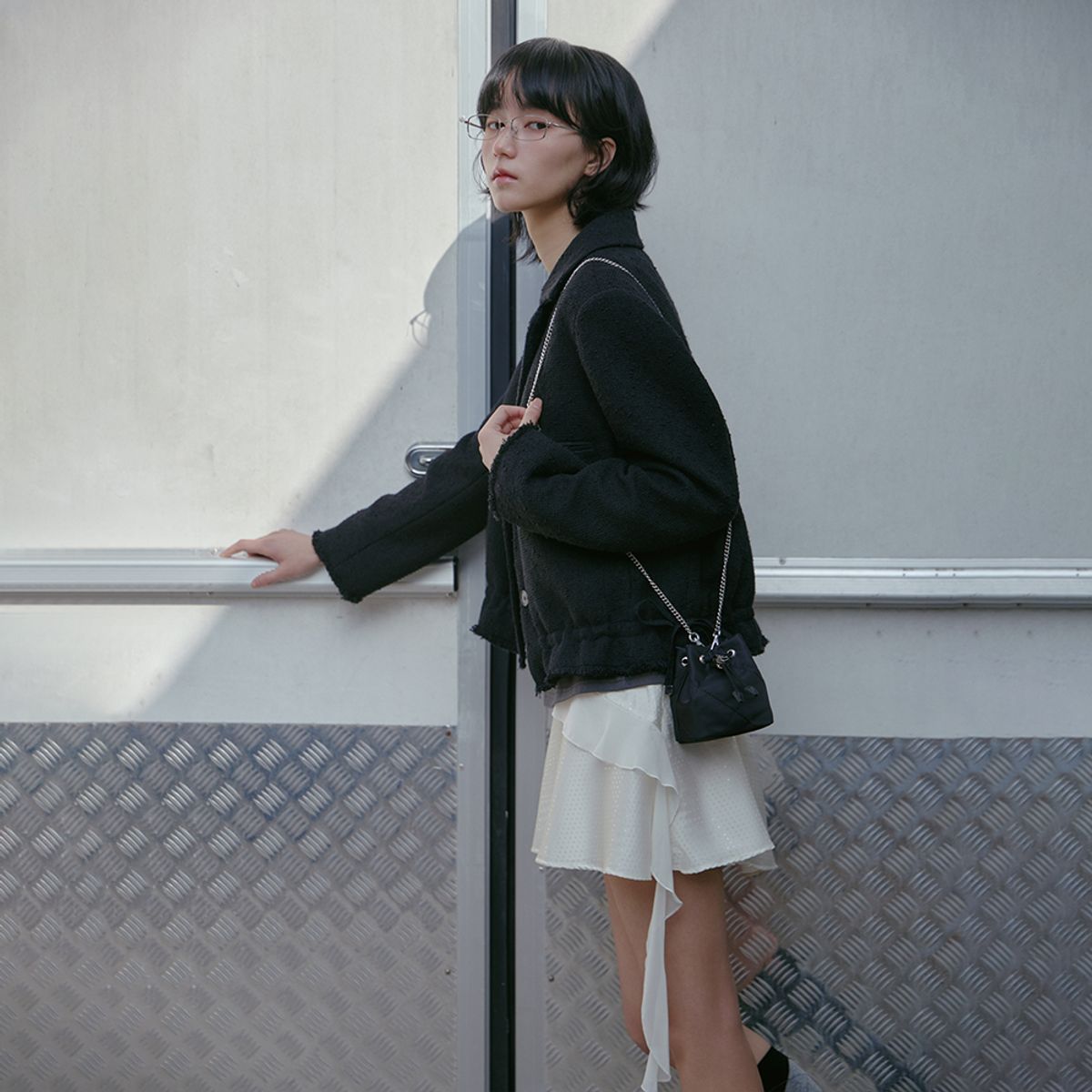랩(LAP) BUCKET POUCH MINI CROSS BAG AS7AB240