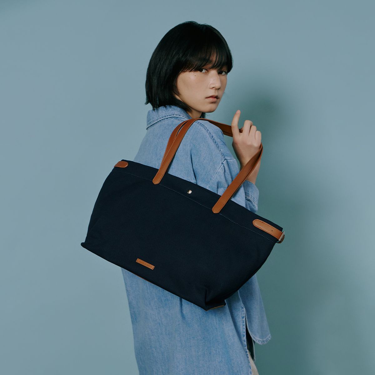 랩(LAP) CASUAL CANVAS BIG BAG AS7AB224