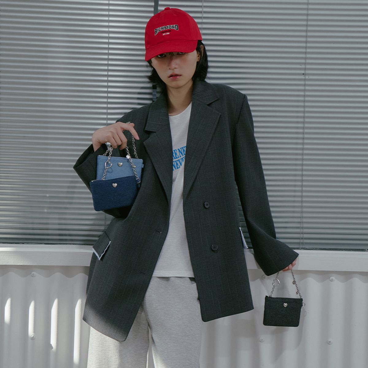 랩(LAP) LOVE CHAIN TOTE BAG AS7AB203