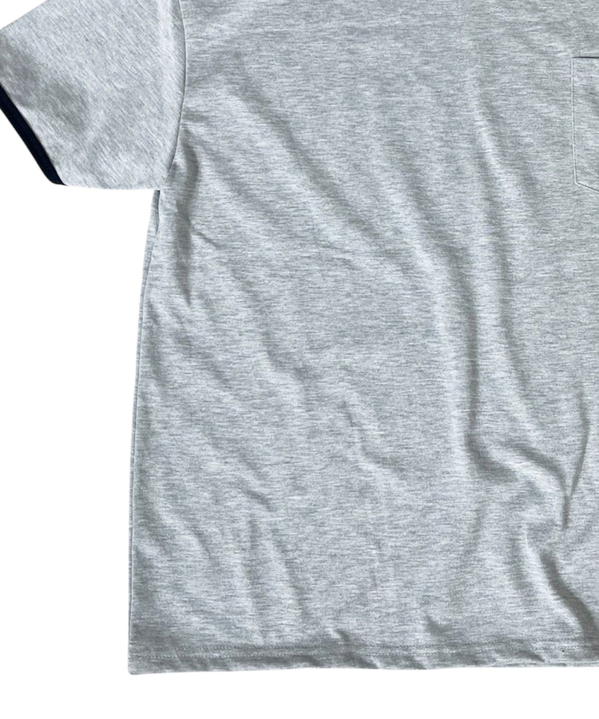 스케이터락(SK8ER ROCK) Pocket Ringer T-shirt ((melange gray*navy))