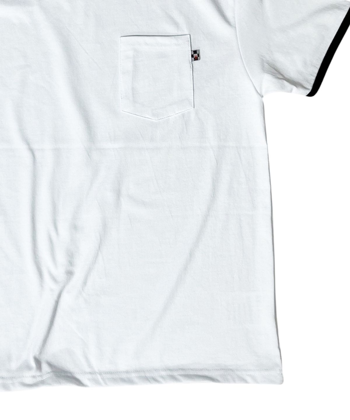 스케이터락(SK8ER ROCK) Pocket Ringer T-shirt ((white*black))