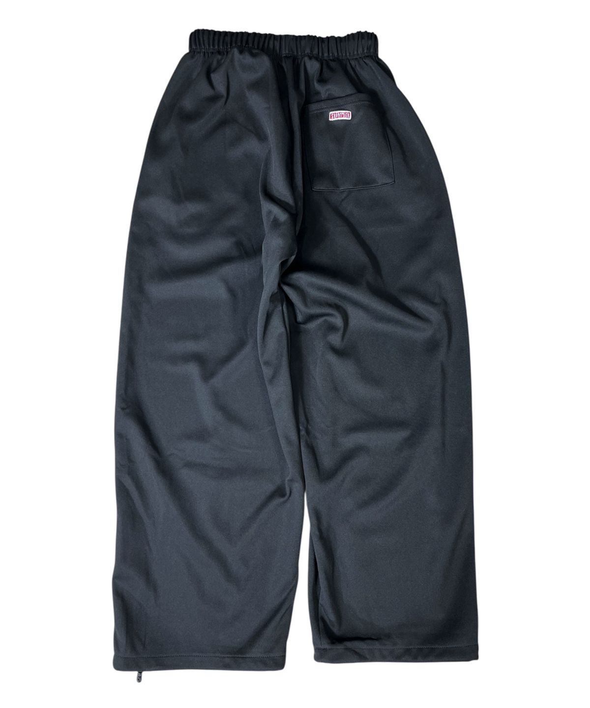 스케이터락(SK8ER ROCK) Side Stripe Wide Track Pants ((Black))