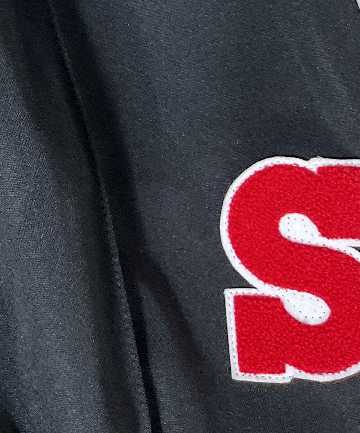 스케이터락(SK8ER ROCK) Side Stripe Wide Track Pants ((Black))