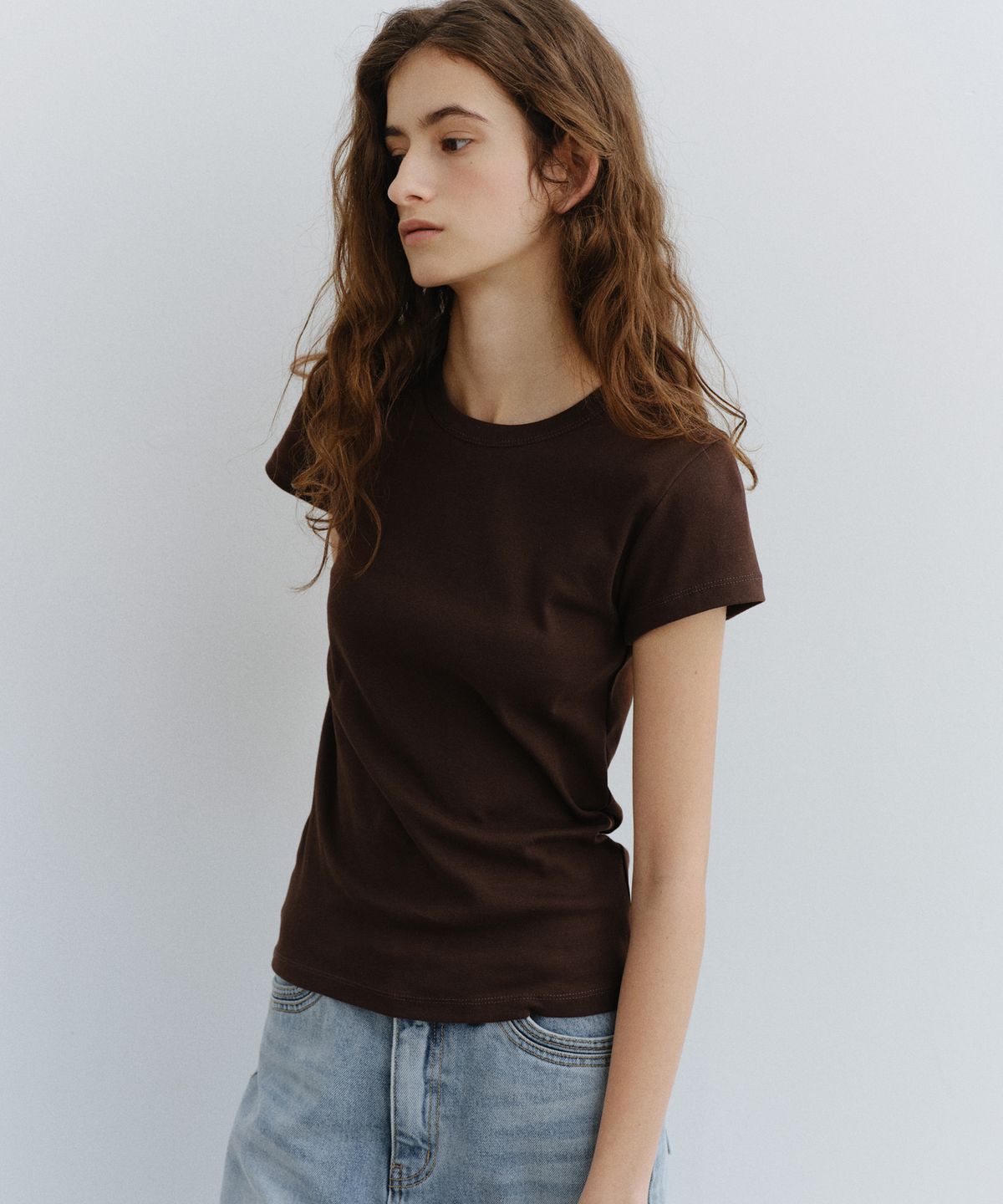 유라고(URAGO) [2PACK] Essential half t-shirt