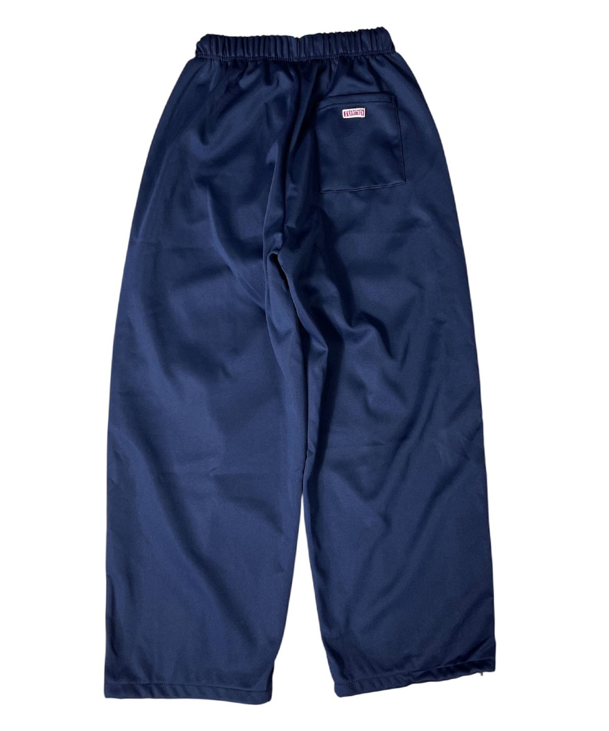 스케이터락(SK8ER ROCK) Side Stripe Wide Track Pants ((Navy))