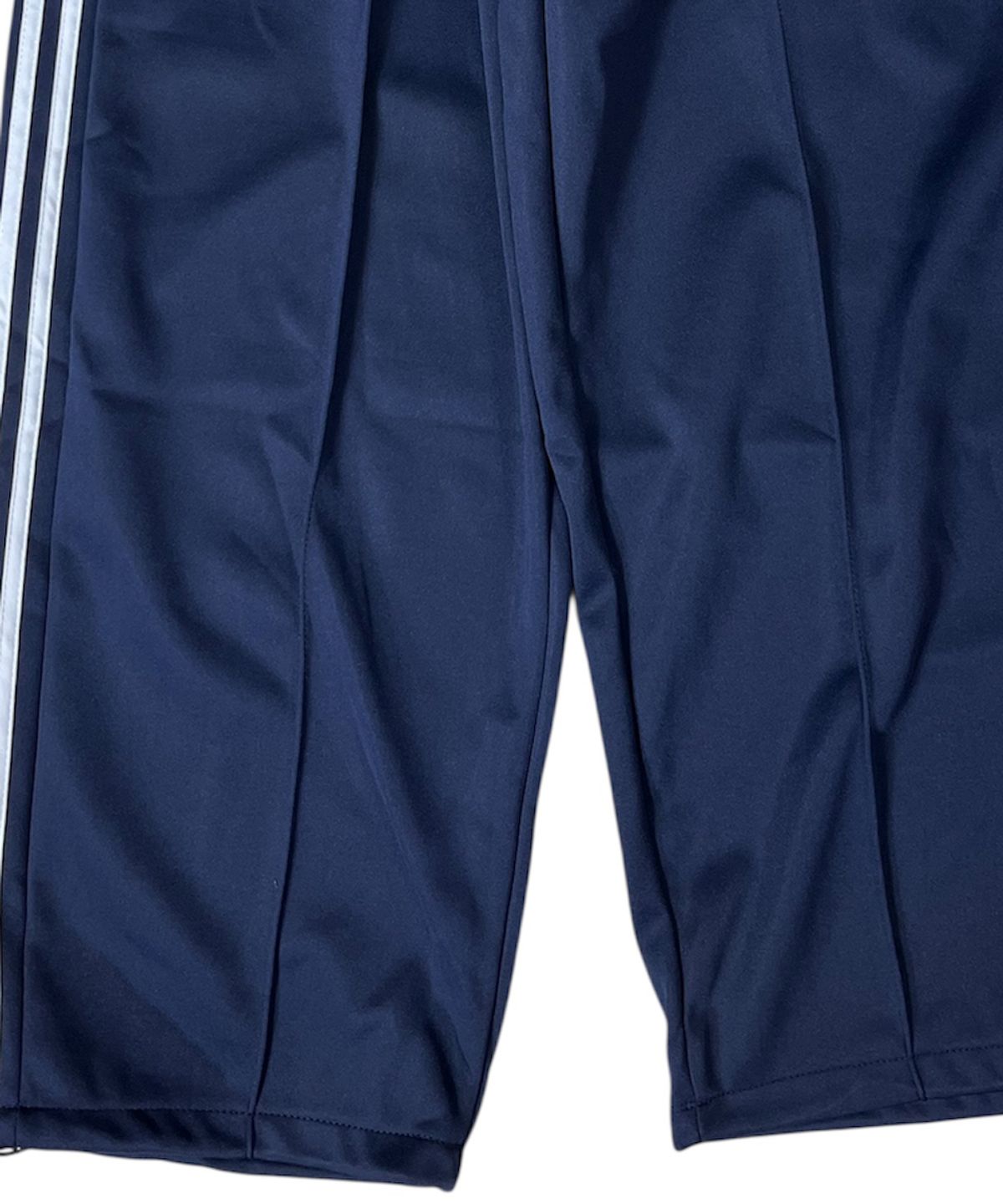 스케이터락(SK8ER ROCK) Side Stripe Wide Track Pants ((Navy))