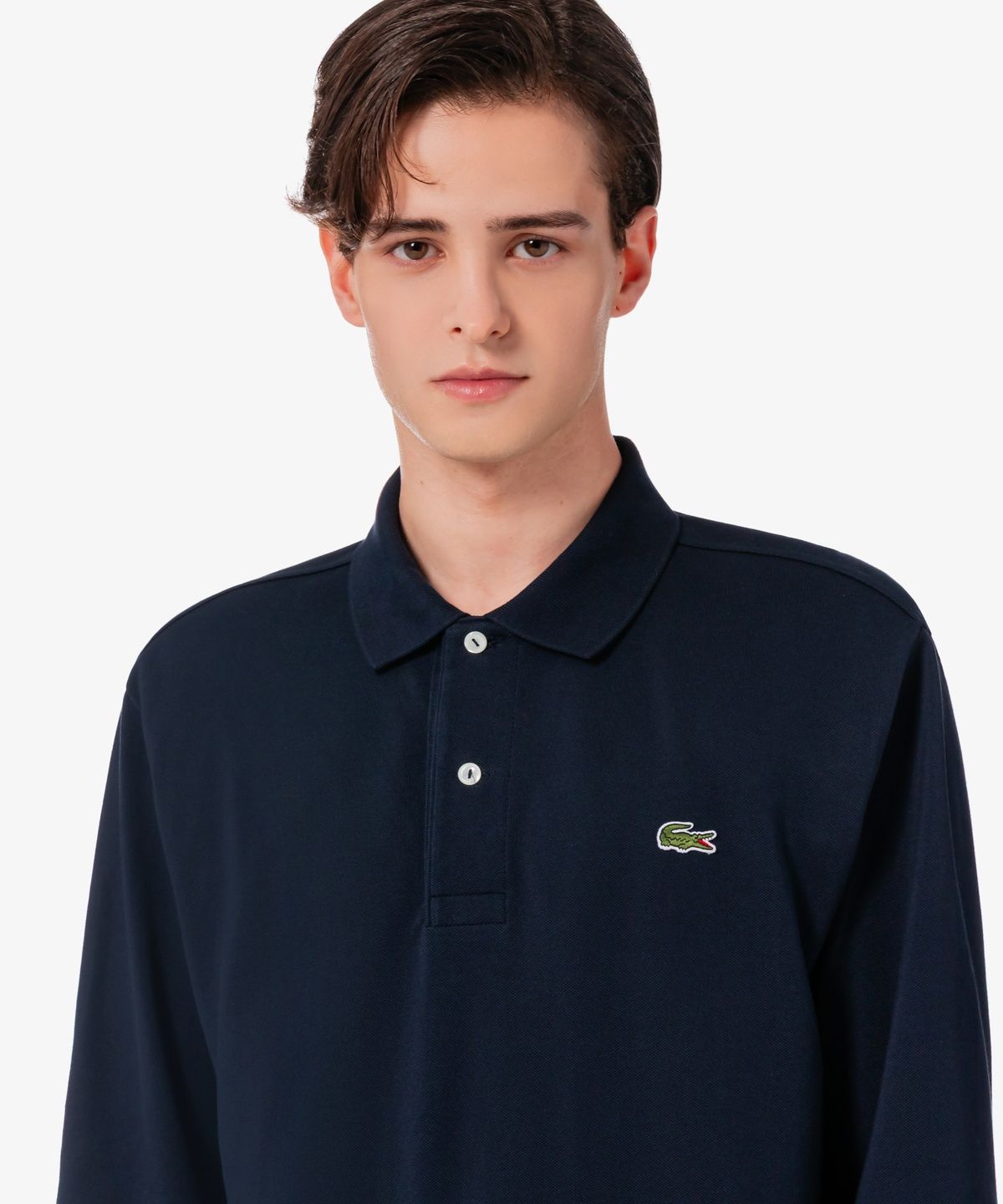 라코스테(LACOSTE) 남성 프렌치 레귤러핏 베이직 긴팔 폴로 셔츠 PH732E-56G HDE