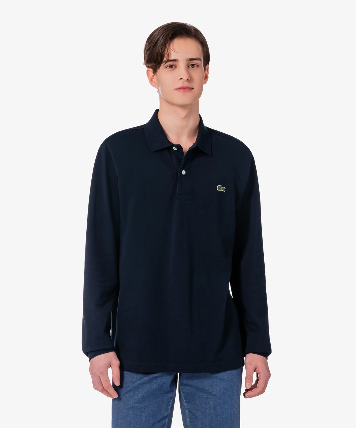 라코스테(LACOSTE) 남성 프렌치 레귤러핏 베이직 긴팔 폴로 셔츠 PH732E-56G HDE