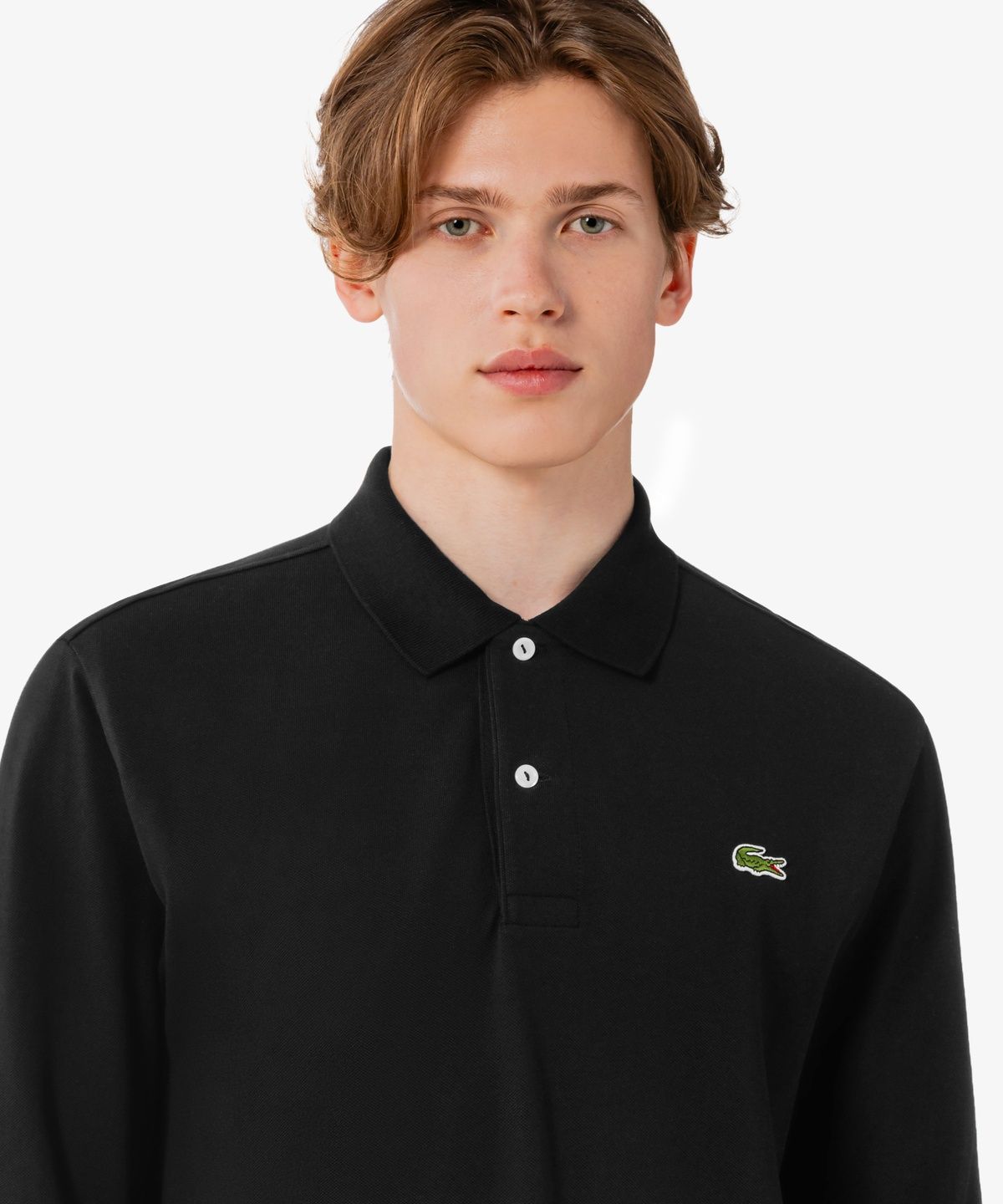 라코스테(LACOSTE) 남성 프렌치 레귤러핏 베이직 긴팔 폴로 셔츠 PH732E-56G 031