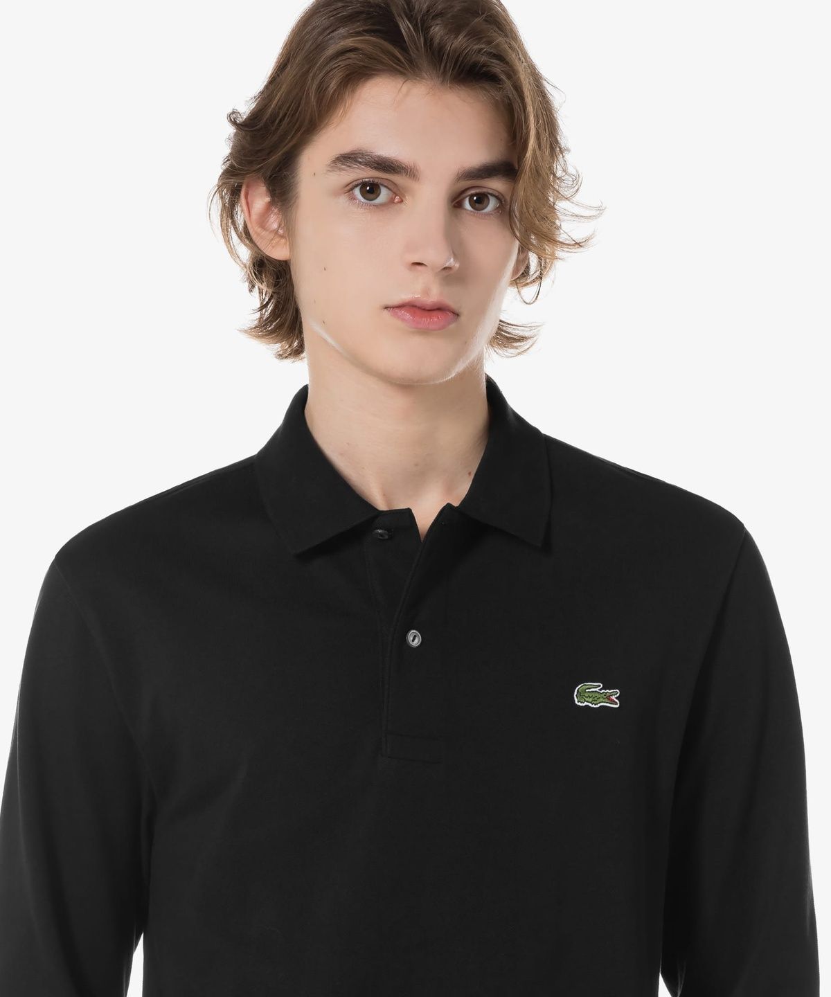라코스테(LACOSTE) 남성 프렌치 레귤러핏 베이직 긴팔 폴로 셔츠 PH732E-56G 031