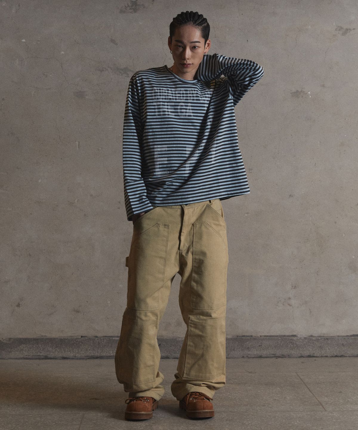 가터갤러리(GOTTER GALLERY) EMPTY LLM STRIPE LONG SLEEVE_SKY BLUE