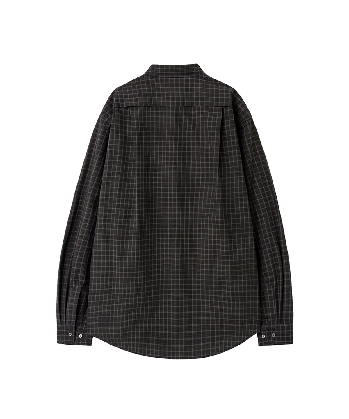 유체 프레타 포르테(YOUCHE PRET A PORTER) SQ OFFSET CHECK SHIRTS Graphite Check