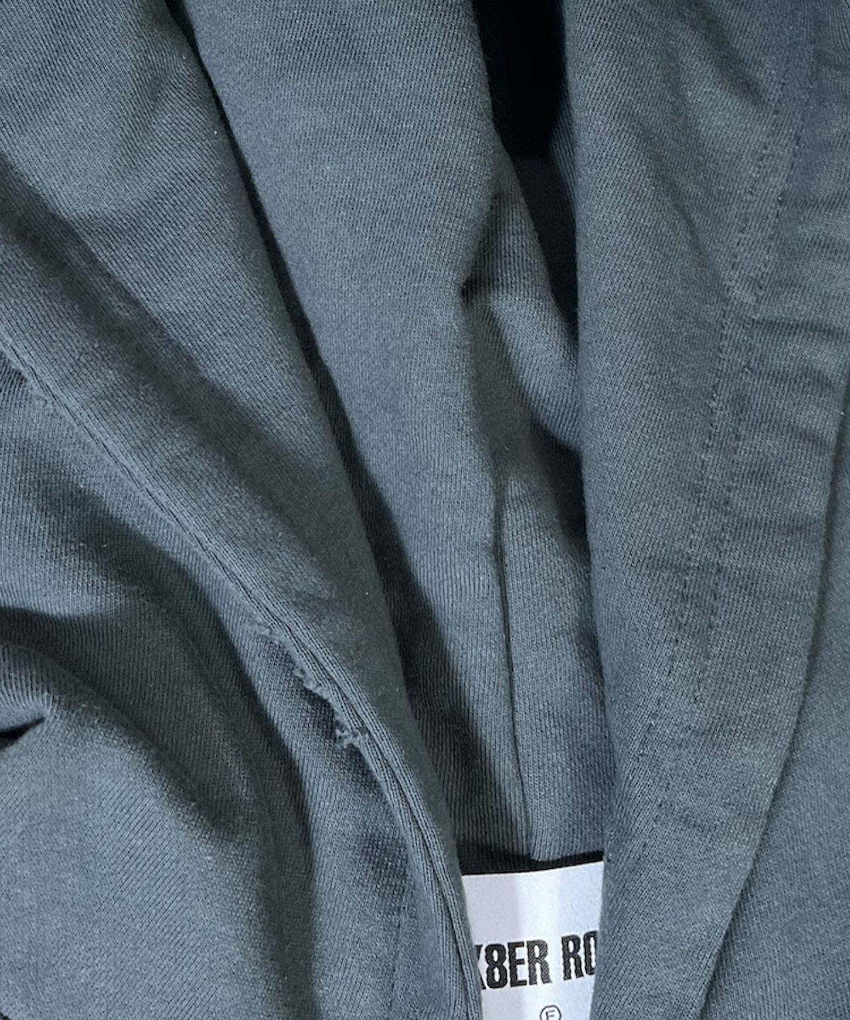 스케이터락(SK8ER ROCK) Camouflage 88 Damage Sweat Hood Zip-up ((Dark gray))