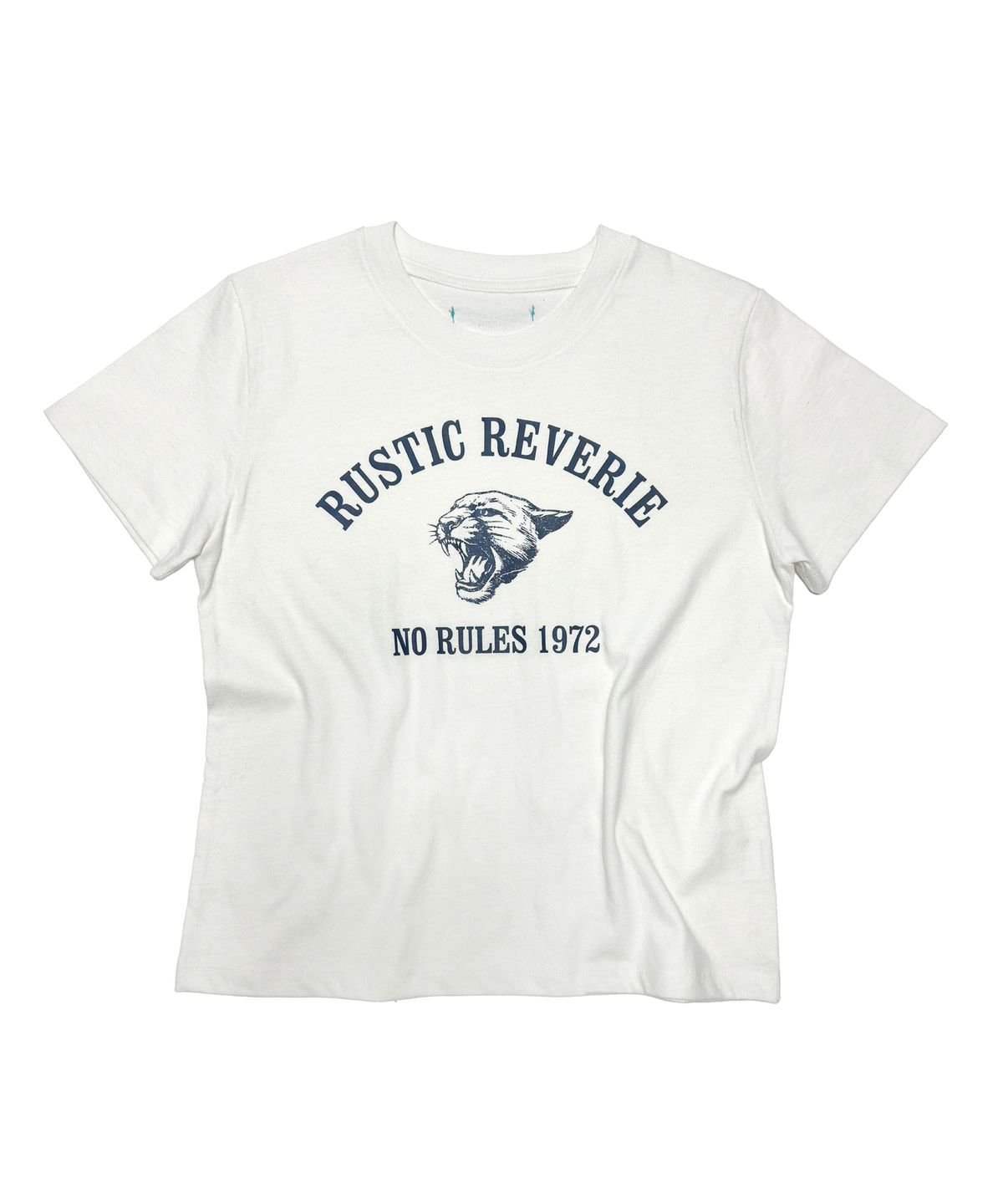 러스틱 레버리(RUSTIC REVERIE) 로어링 캣 베이비 티셔츠 [아이보리]
