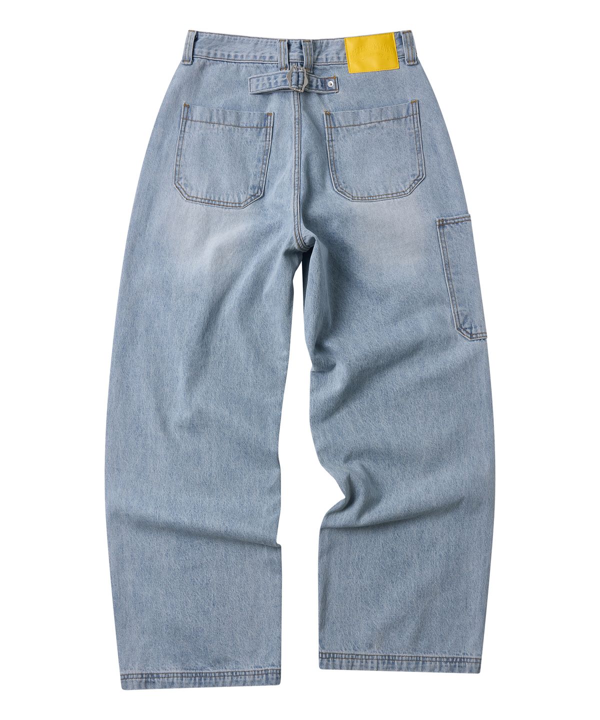 골든선샤인(GOLDEN SUNSHINE) FRENCH WORK DENIM PANTS_COOL LIGHT WASH