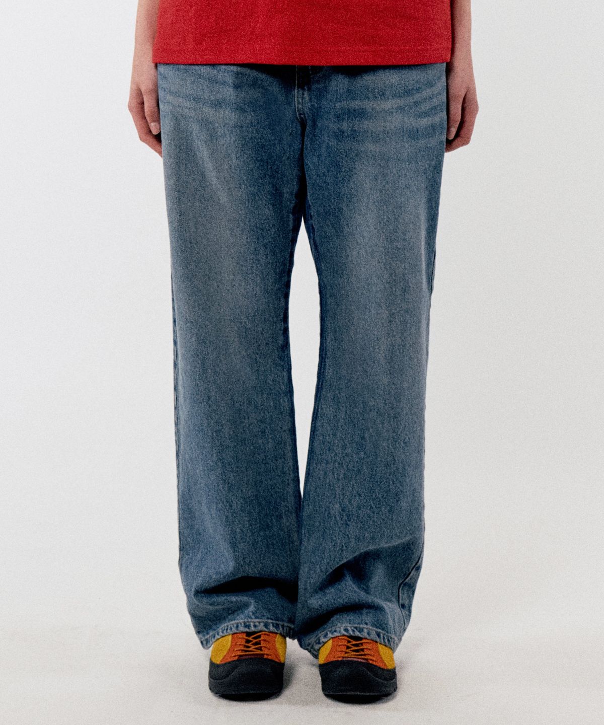골든선샤인(GOLDEN SUNSHINE) 90 LOOSE STRAIGHT DENIM PANTS_CLASSIC BRIGHT