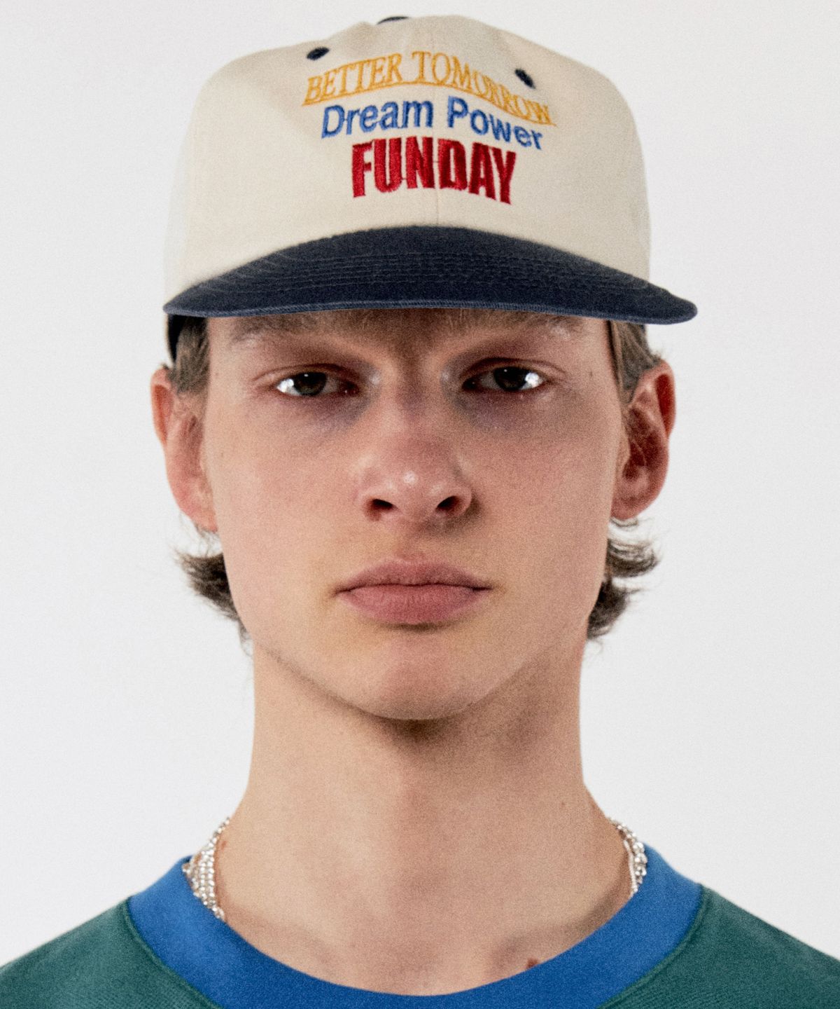 골든선샤인(GOLDEN SUNSHINE) FUNDAY 5-PANEL CAP_VANILA NAVY