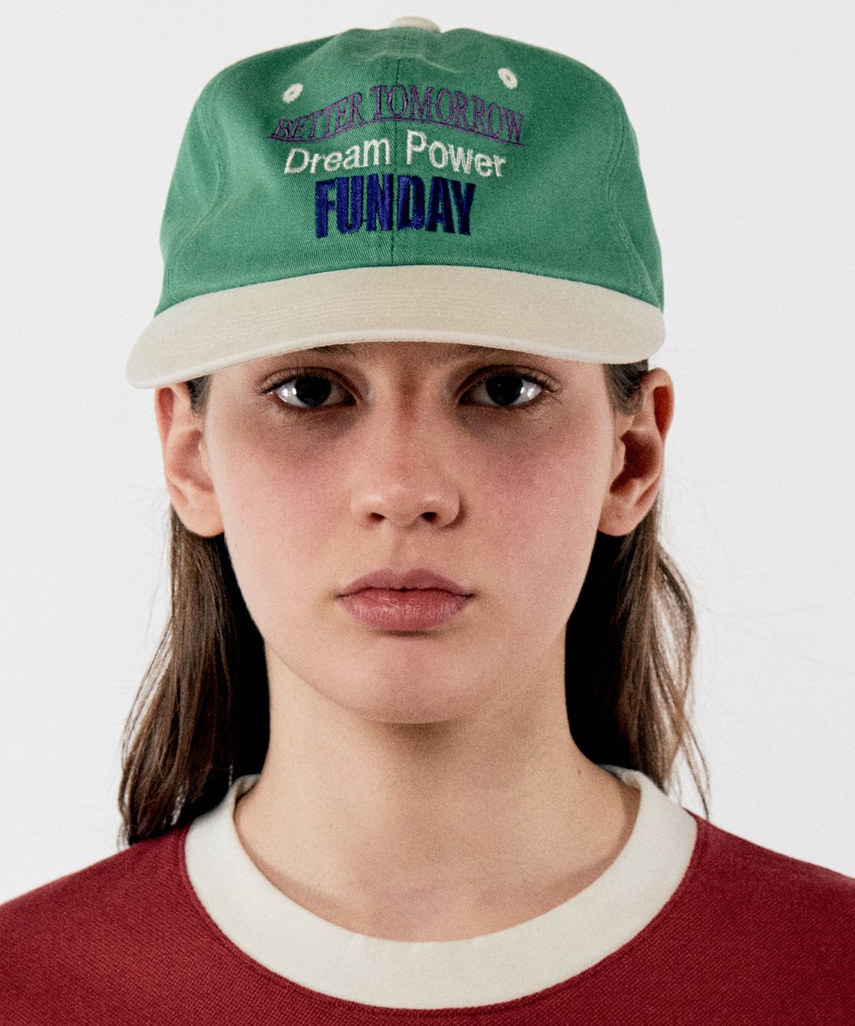 골든선샤인(GOLDEN SUNSHINE) FUNDAY 5-PANEL CAP_GREEN SNOW